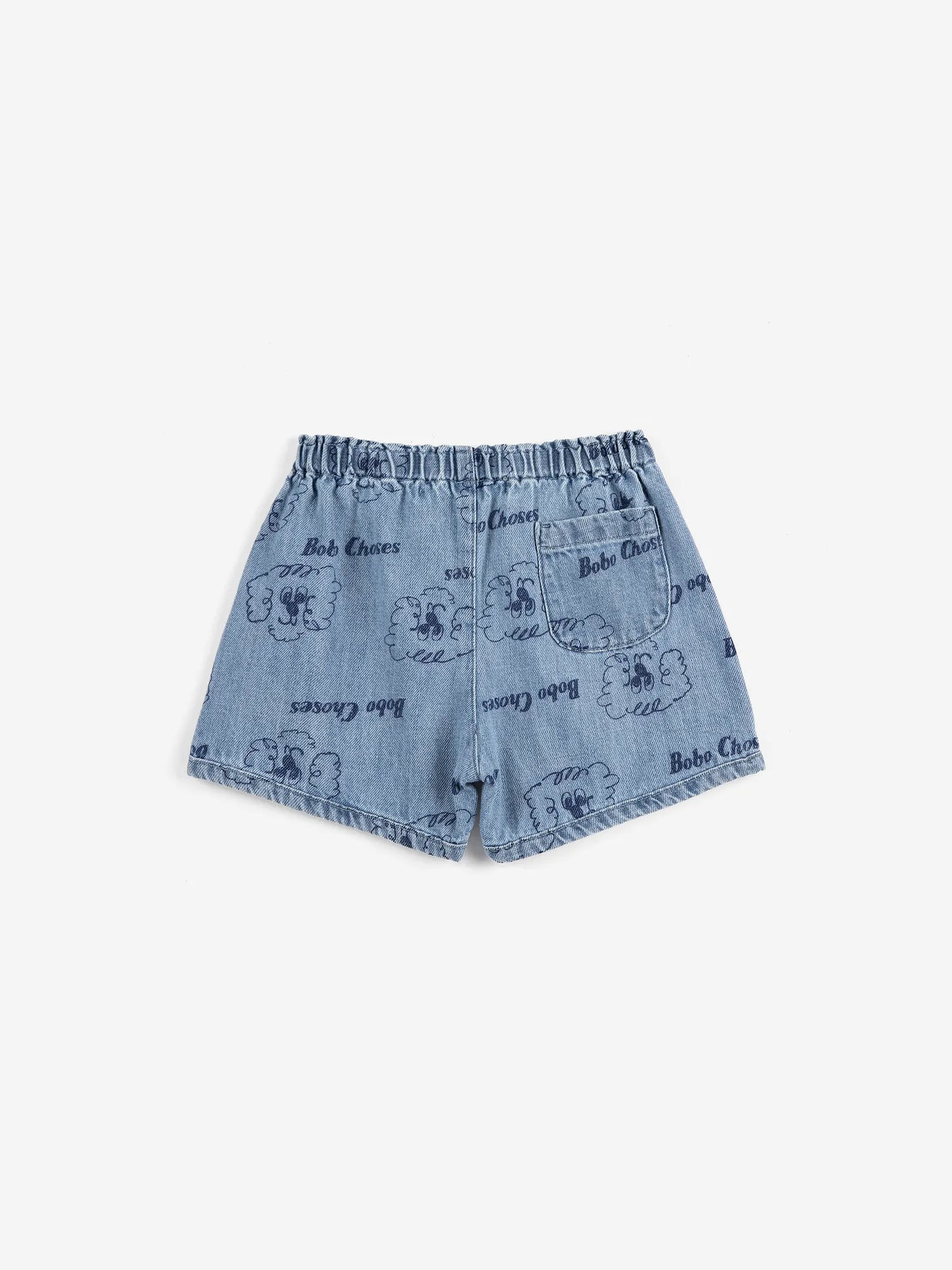 Pantalons curts denim estampat Pickles The Dog
