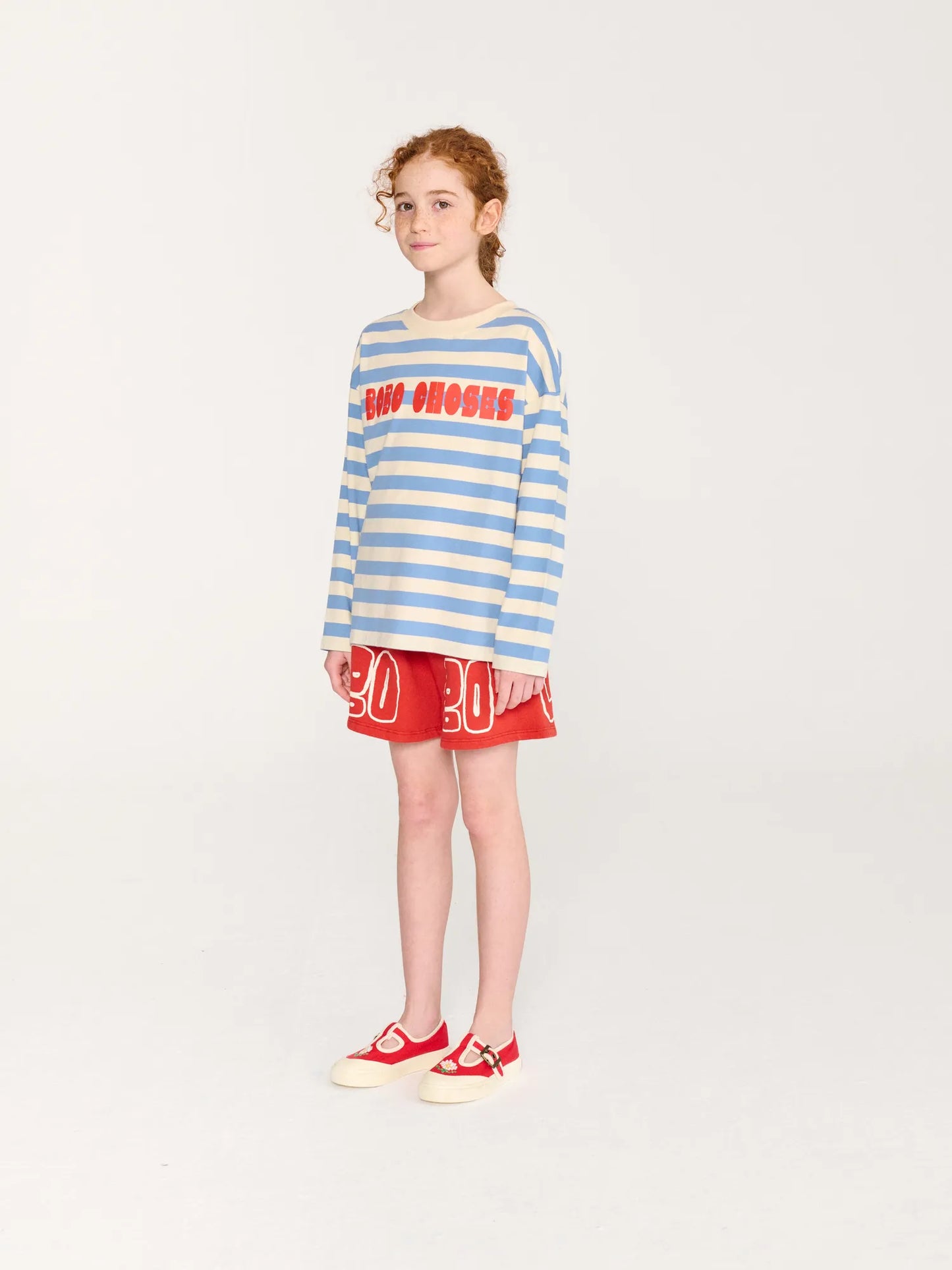 Camiseta de manga larga a rayas Bobo Choses Modern