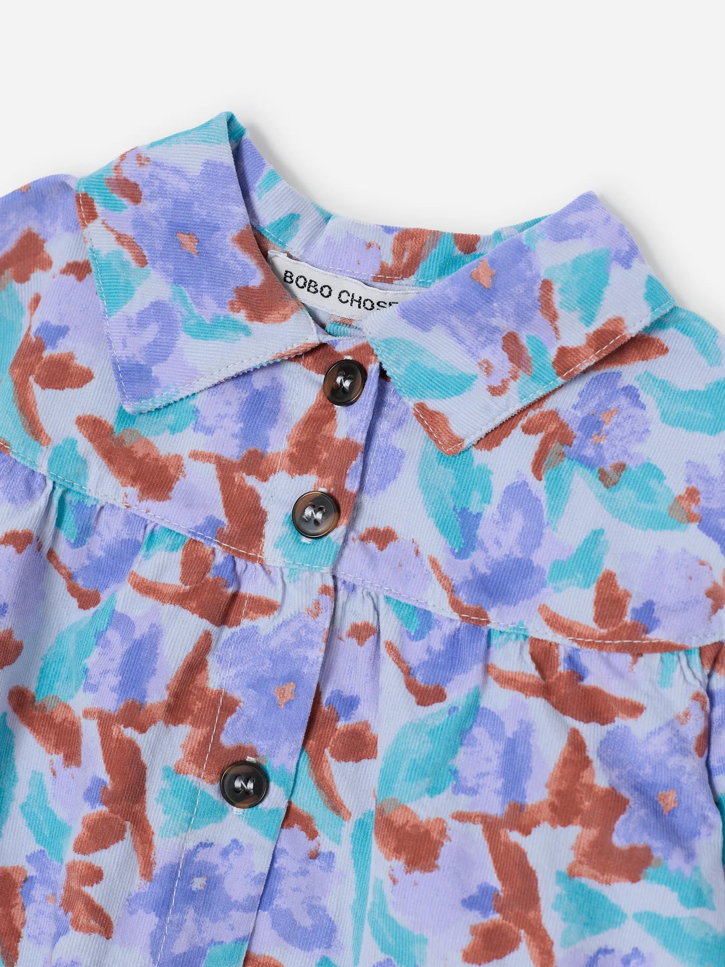 Vestit de teixit estampat Watercolor