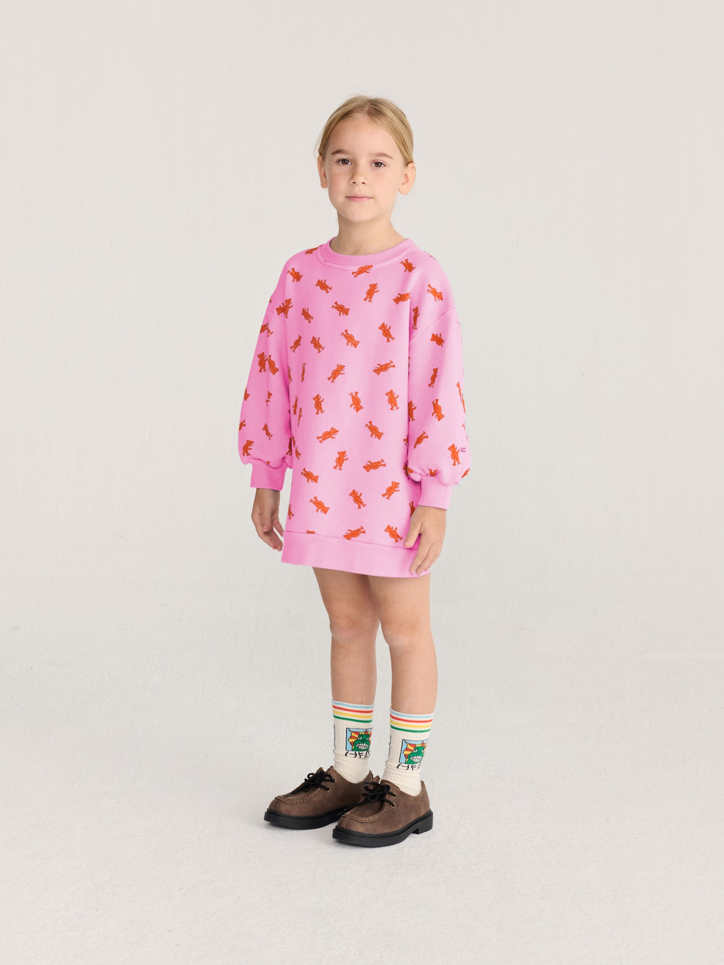Vestido sudadera con estampado Softpaw Monster
