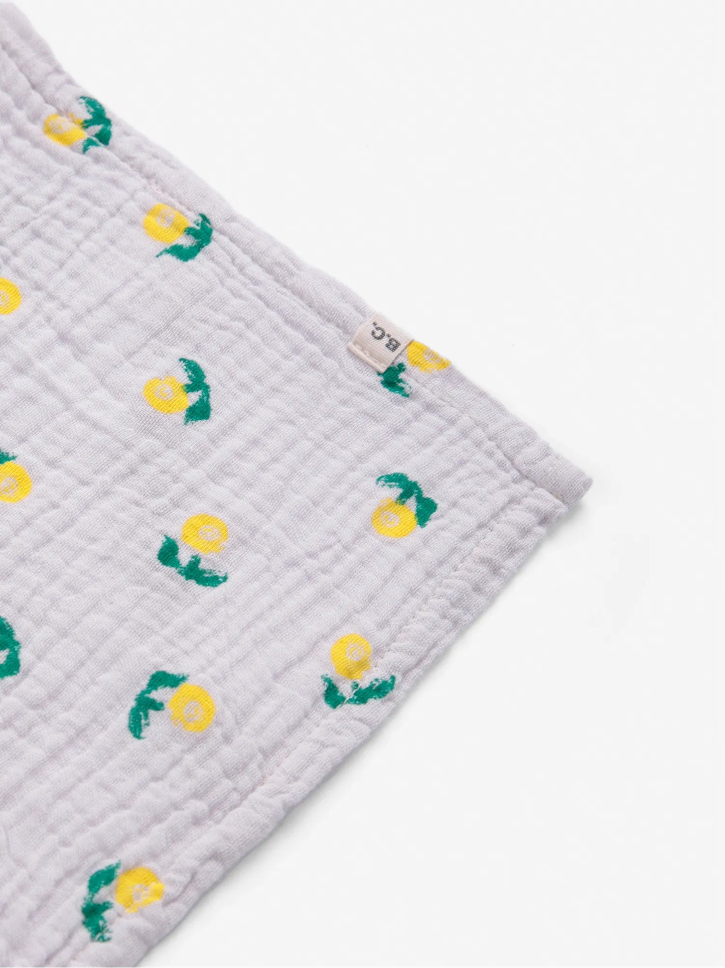Stamp Bloom all over muslin cloth