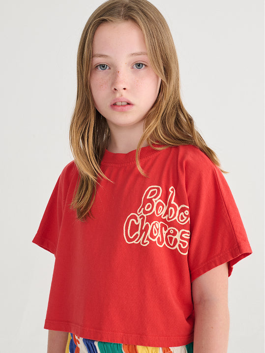 Bobo Choses By Hand cropped T-shirt