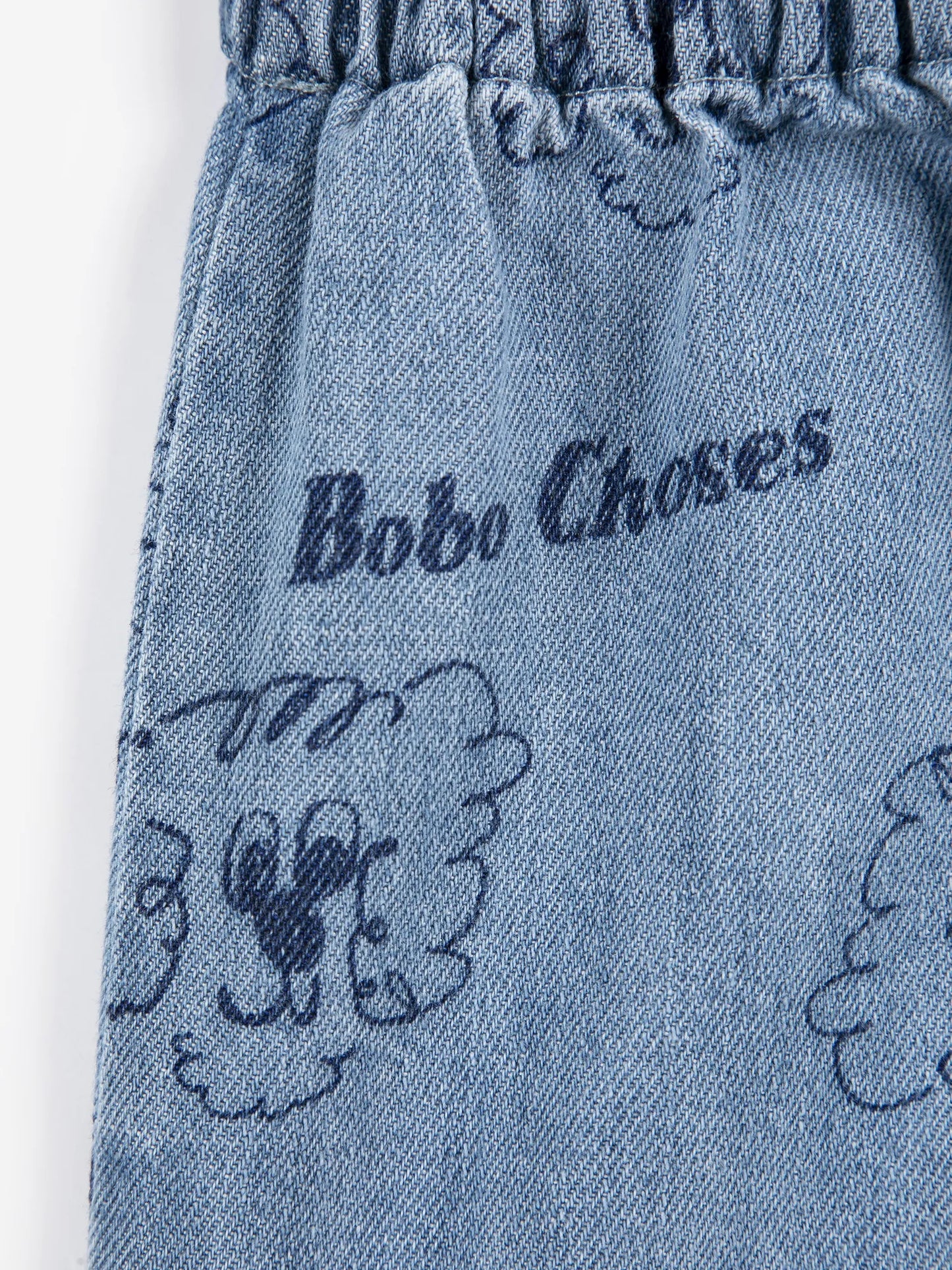 Pantalons curts denim estampat Pickles The Dog