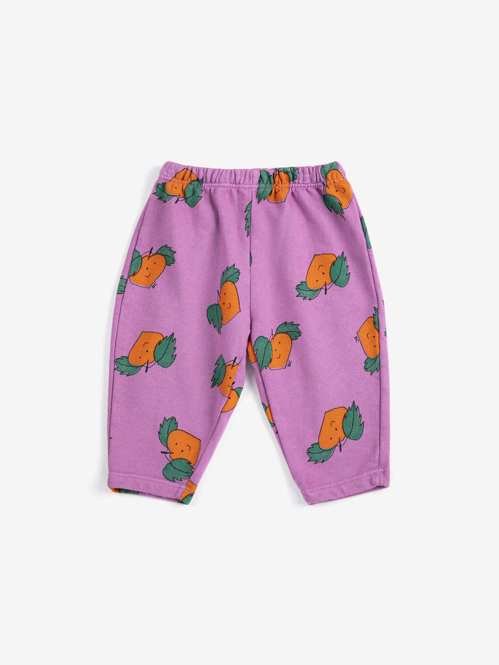 Tangerine all over jogging pants