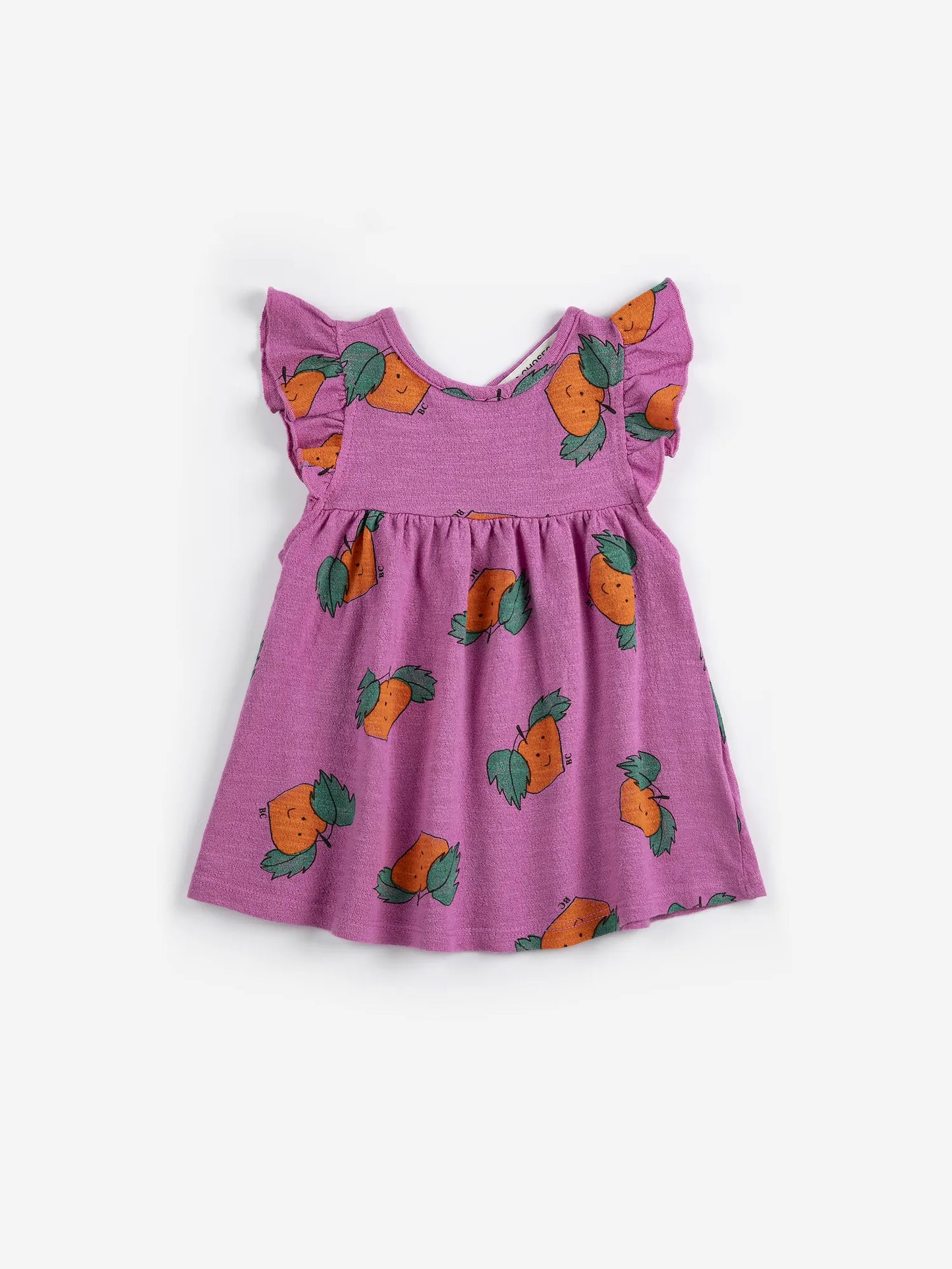 Vestido estampado con volantes Tangerine