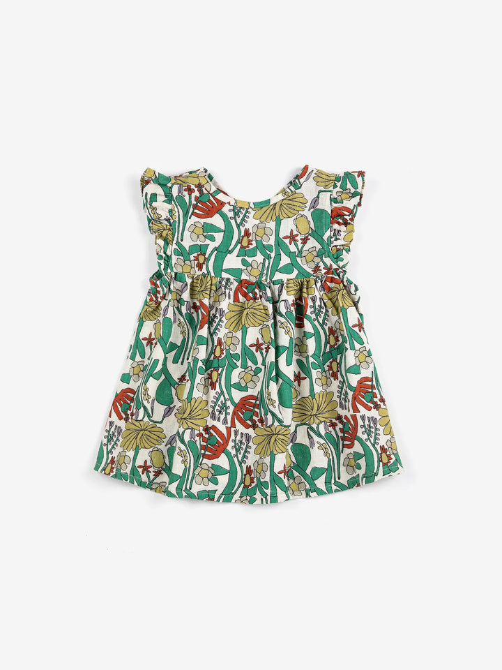 Color Herbalist all over woven dress