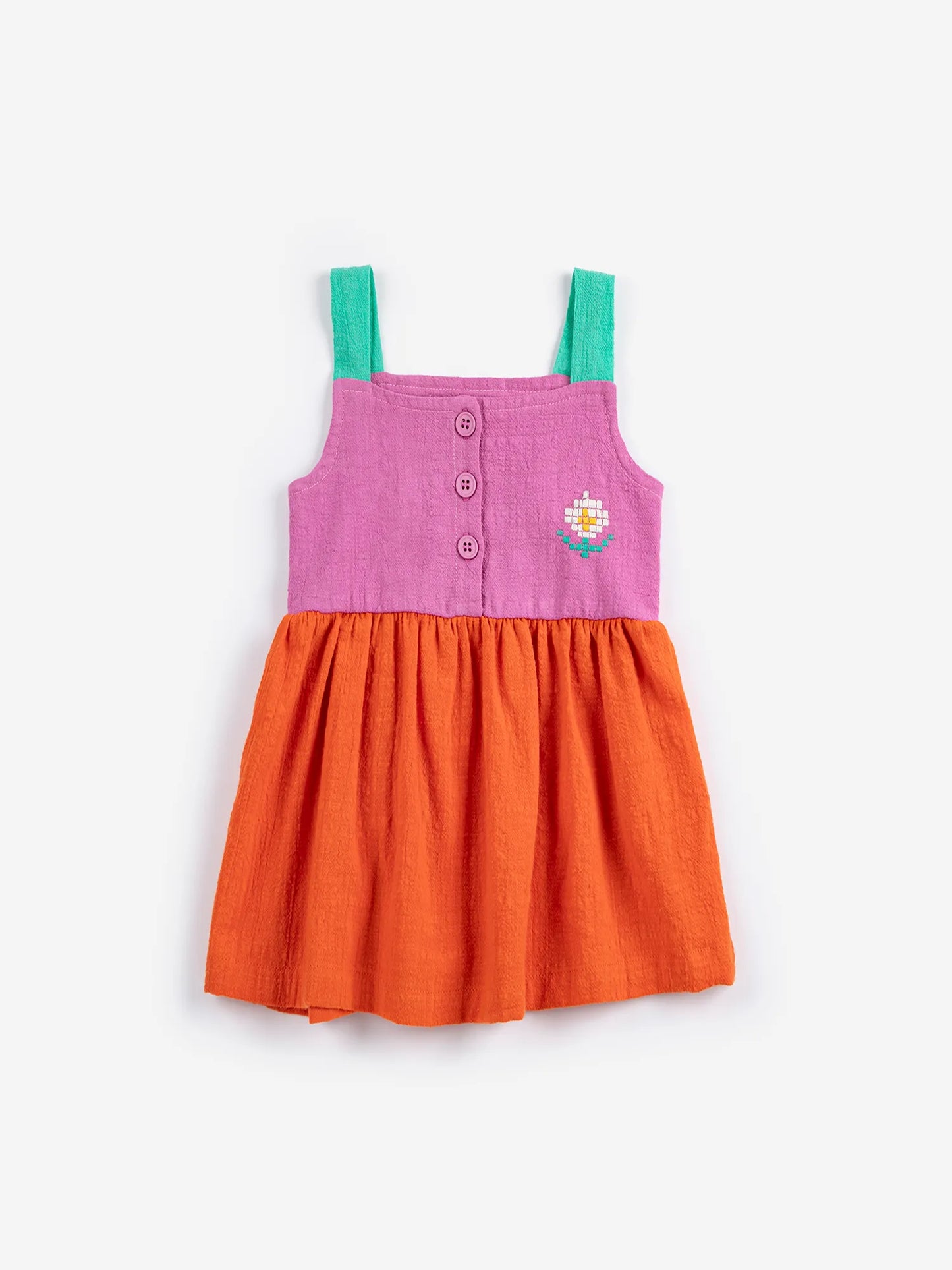 Vestido de tejido estilo color block Pixel Daisy