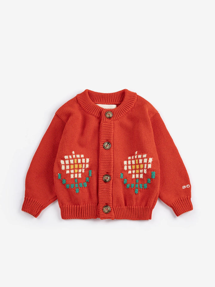 Pixel Daisy cardigan