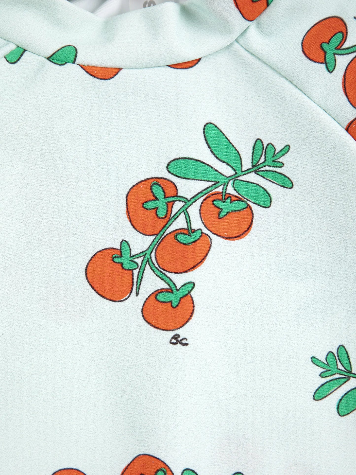 Juicy Tomatoes 전체 무늬 수영복 티셔츠