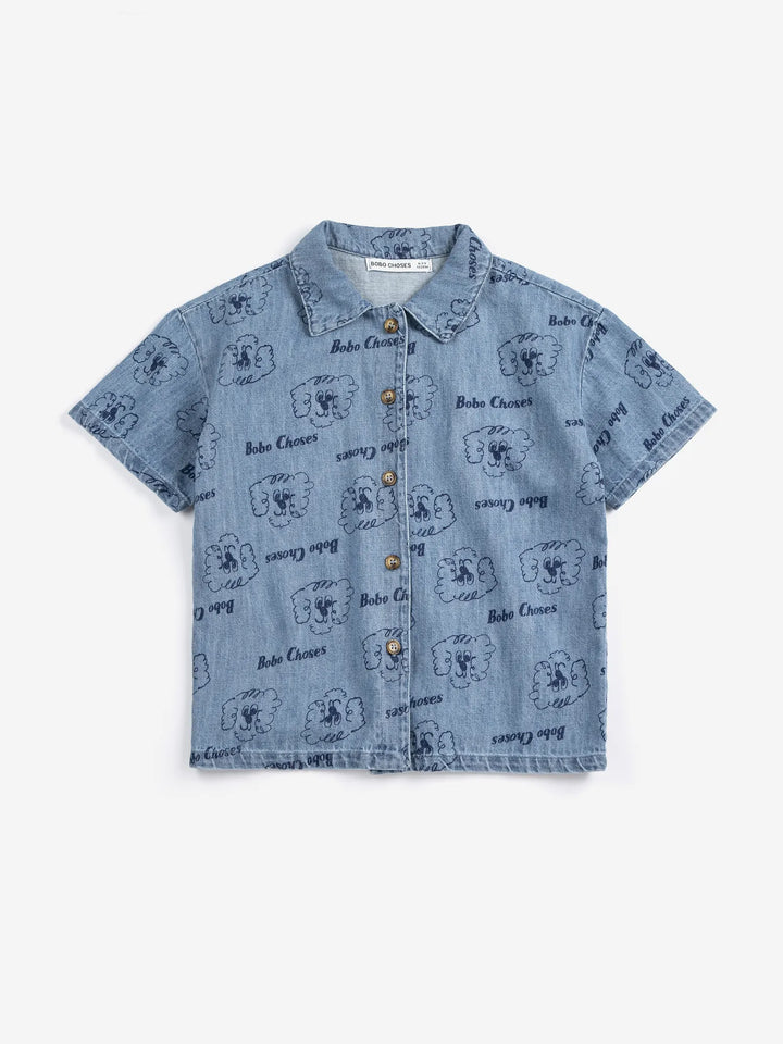 Camisa vaquera estampada Pickles The Dog