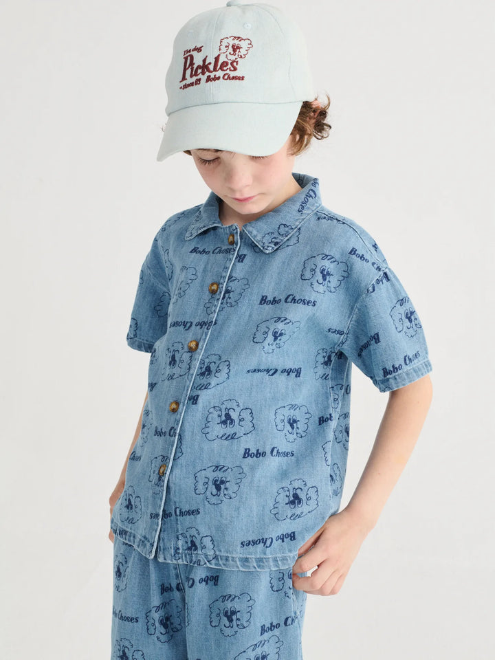 Camisa vaquera estampada Pickles The Dog