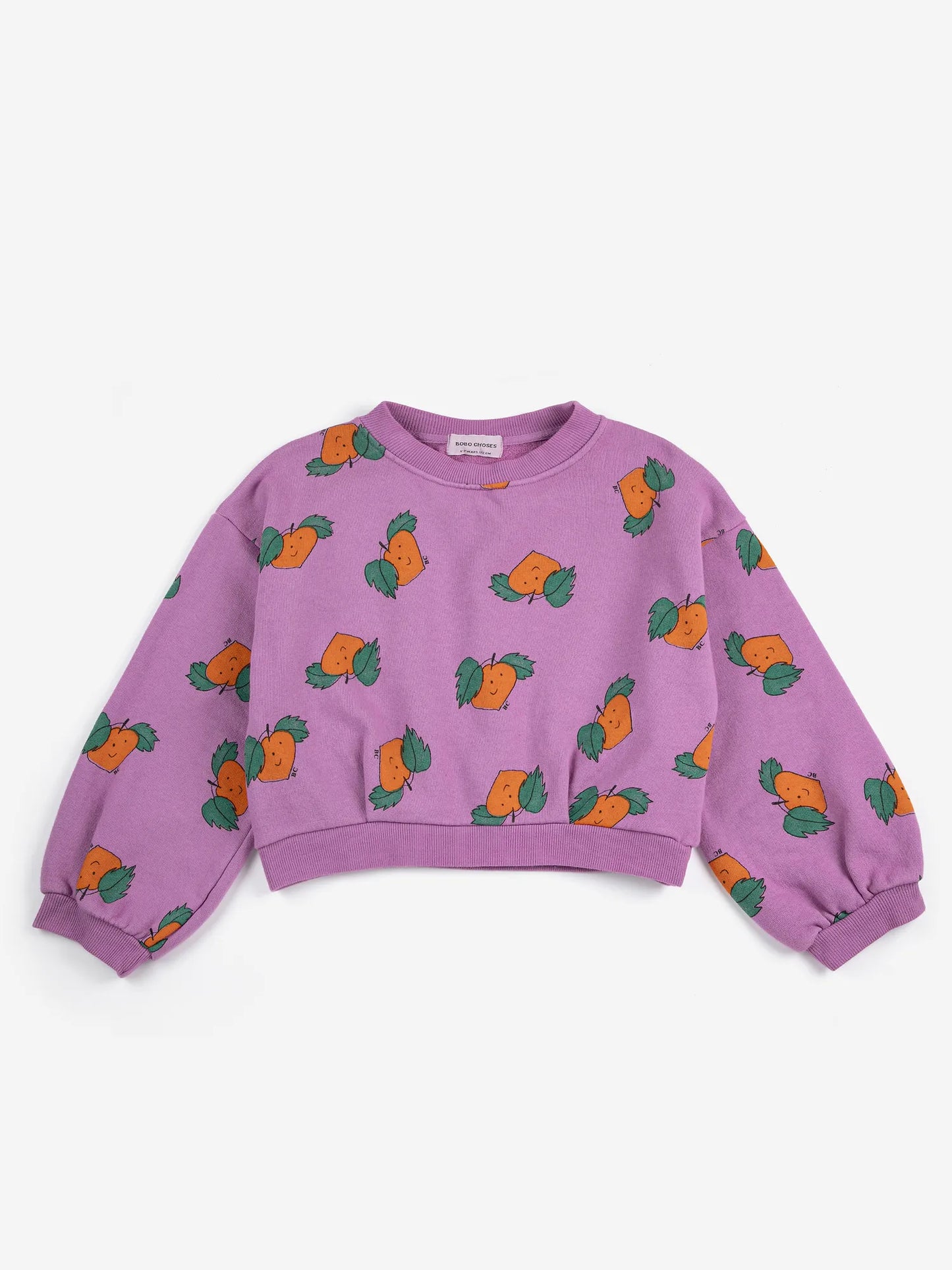 Dessuadora curta estampat Tangerine