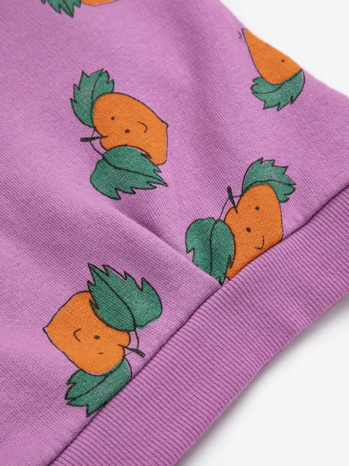 Dessuadora curta estampat Tangerine
