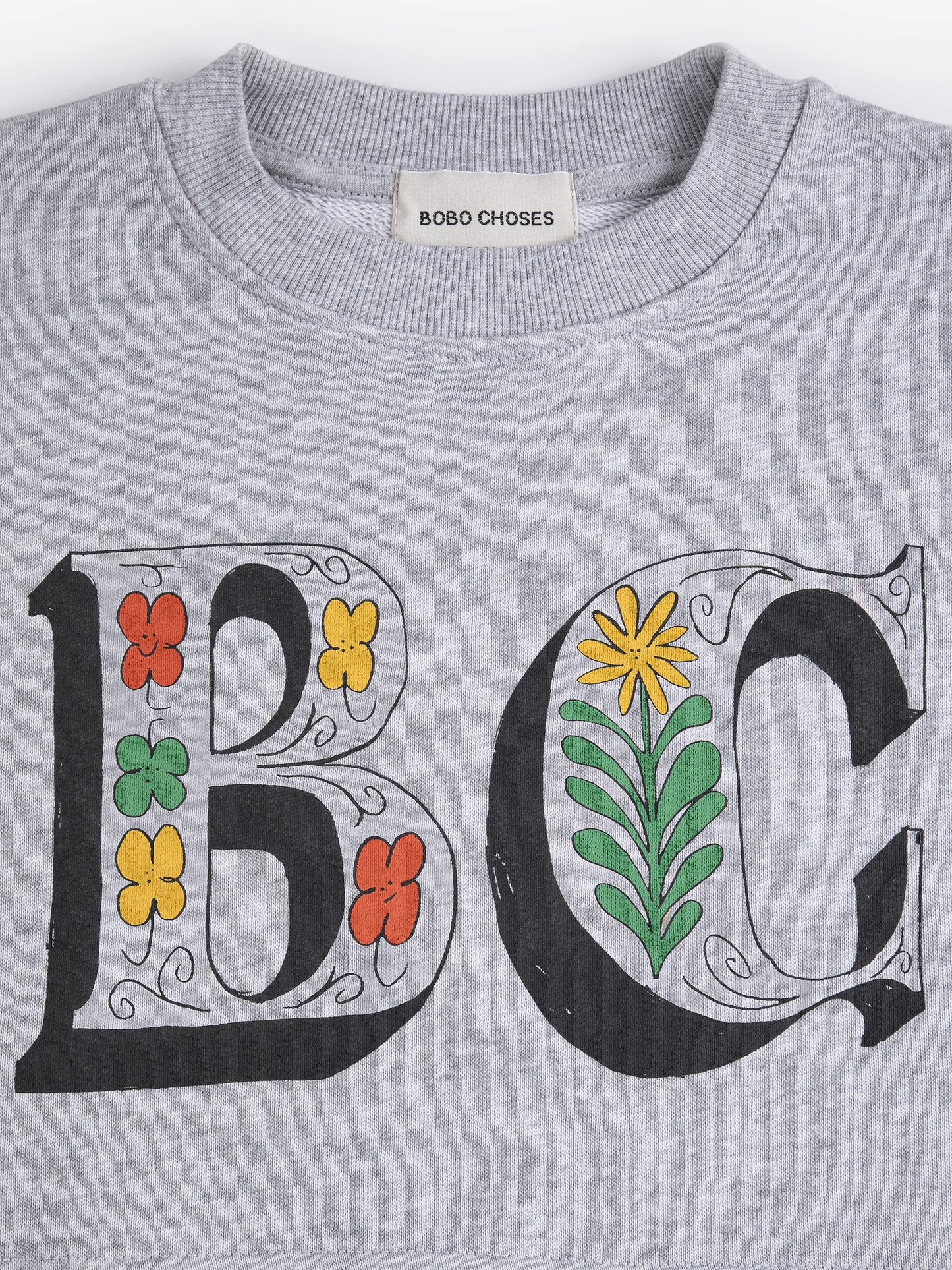 Sudadera cropped Spring Letters