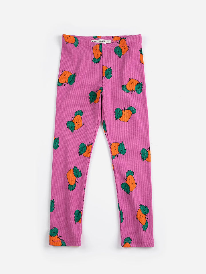 Tangerine all over leggings