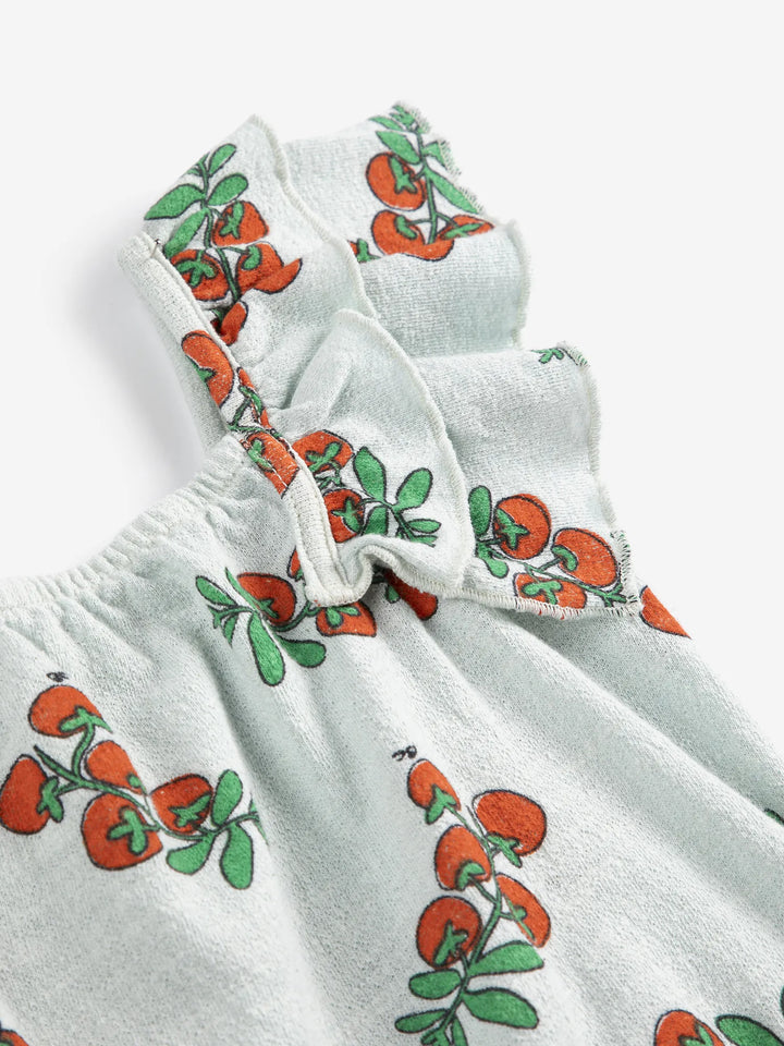 Juicy Tomatoes all over ruffled dress