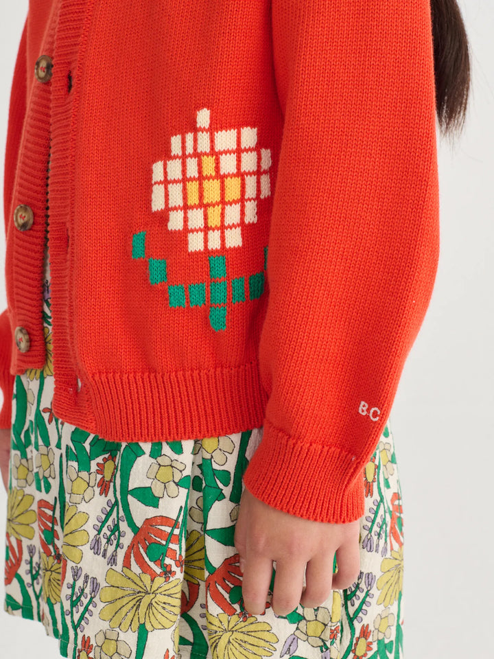 Pixel Daisy cardigan