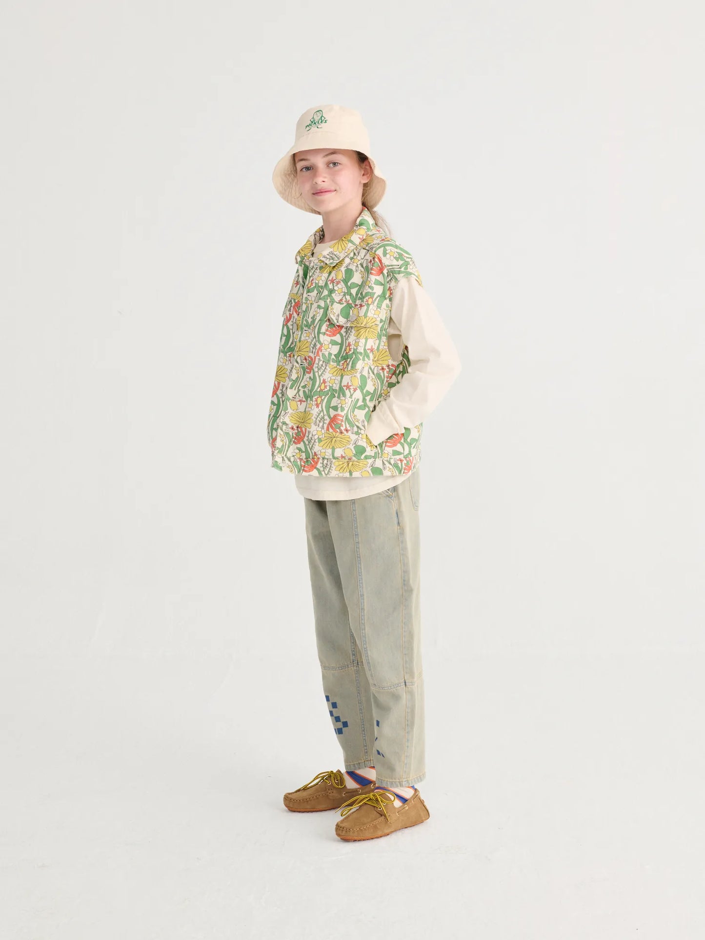 Color Herbalist all over twill vest