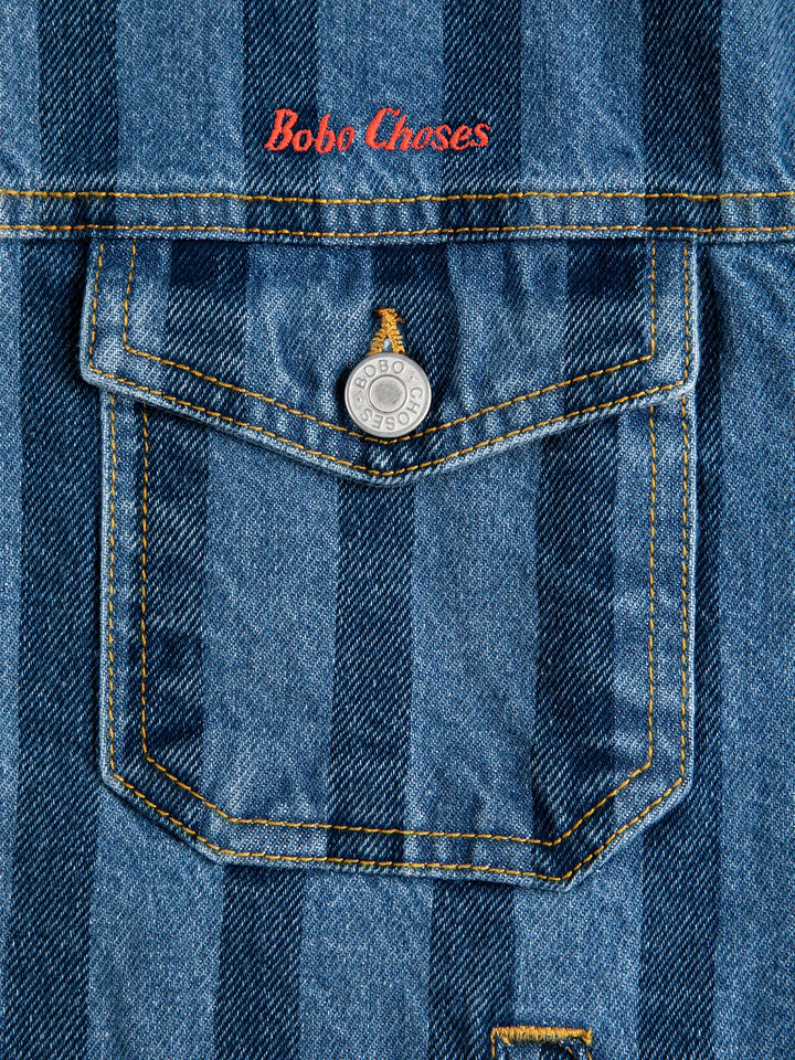Jaqueta denim de ratlles Bobo Choses