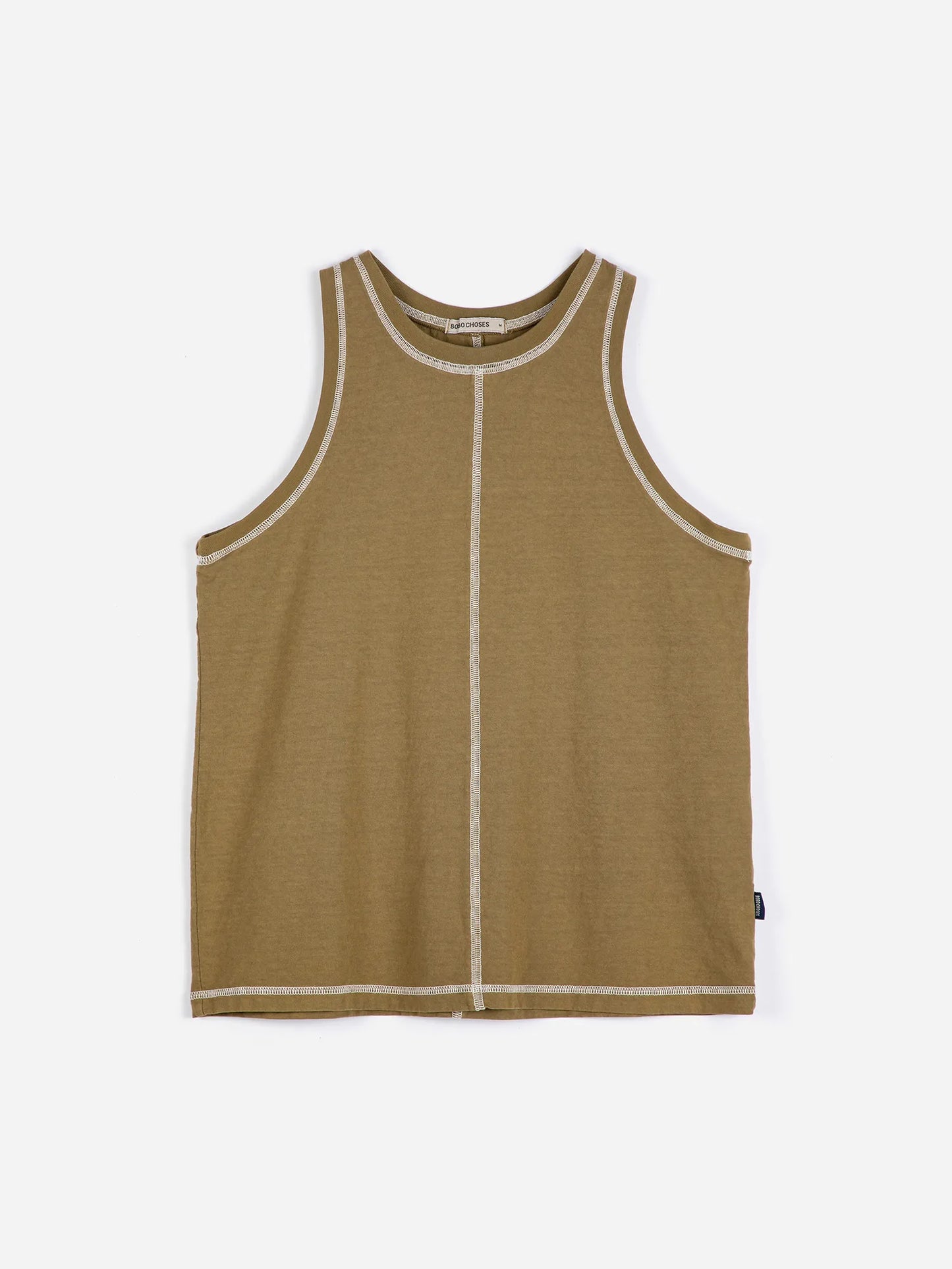Slub cotton tank top