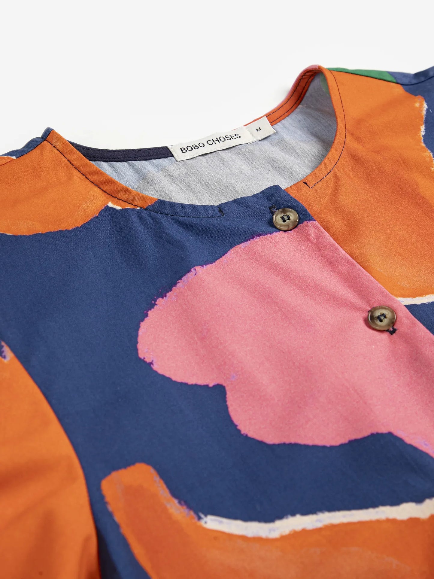 Blouse courte motif Blooming Color