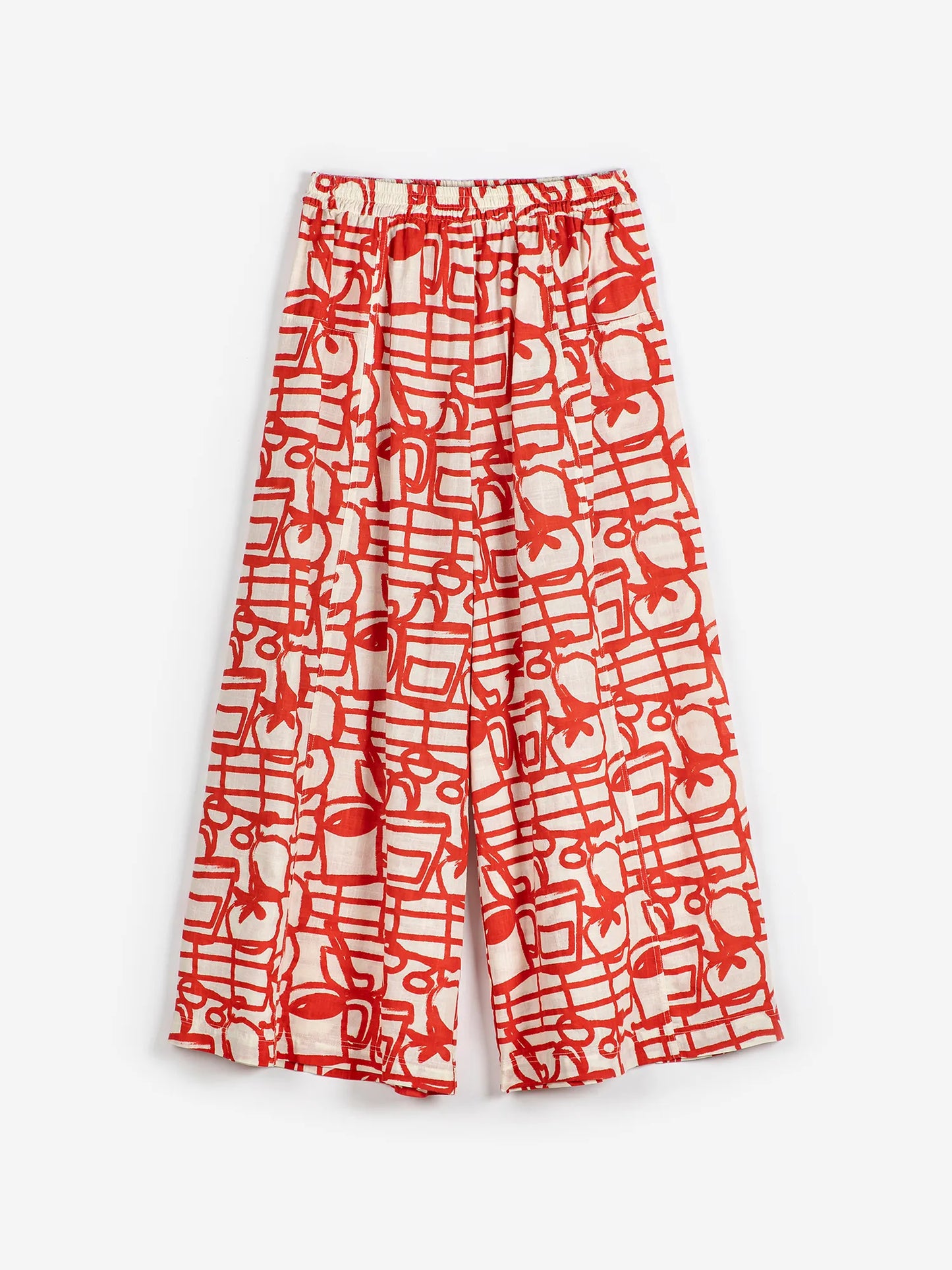 Pantalón de algodón con patrón estampado Cookery Festival