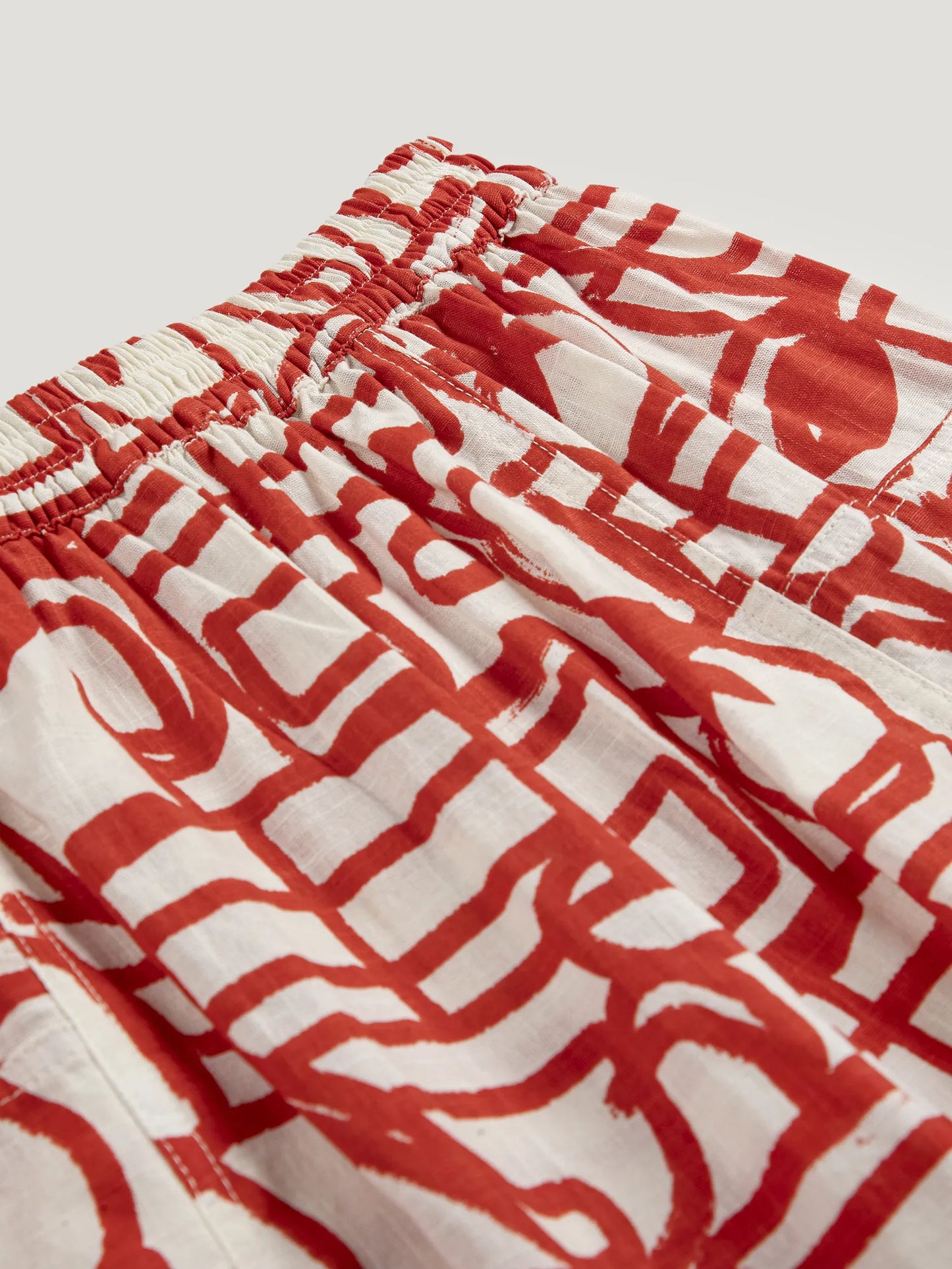 Pantalón de algodón con patrón estampado Cookery Festival