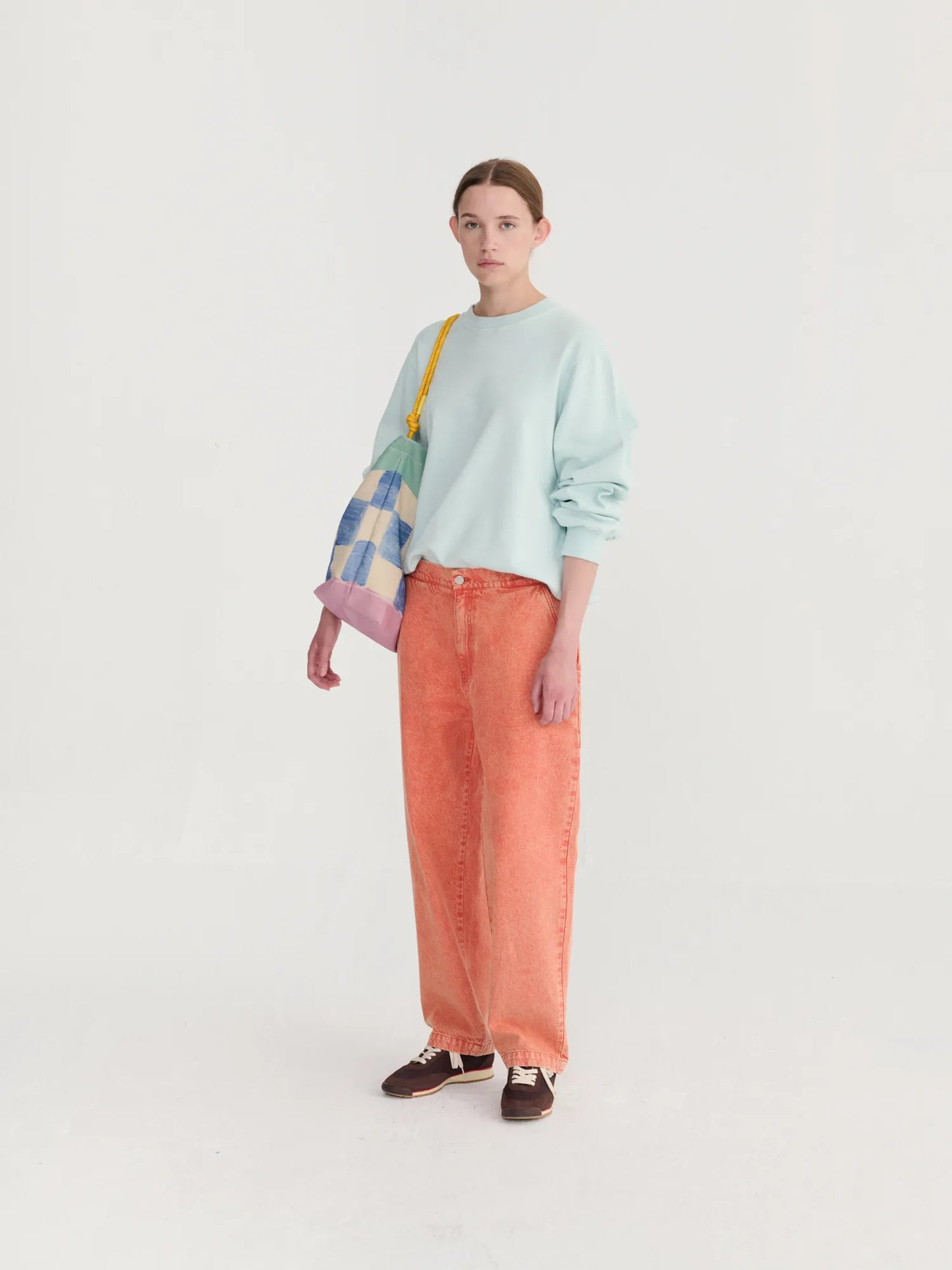 Washed relaxed fit jeans