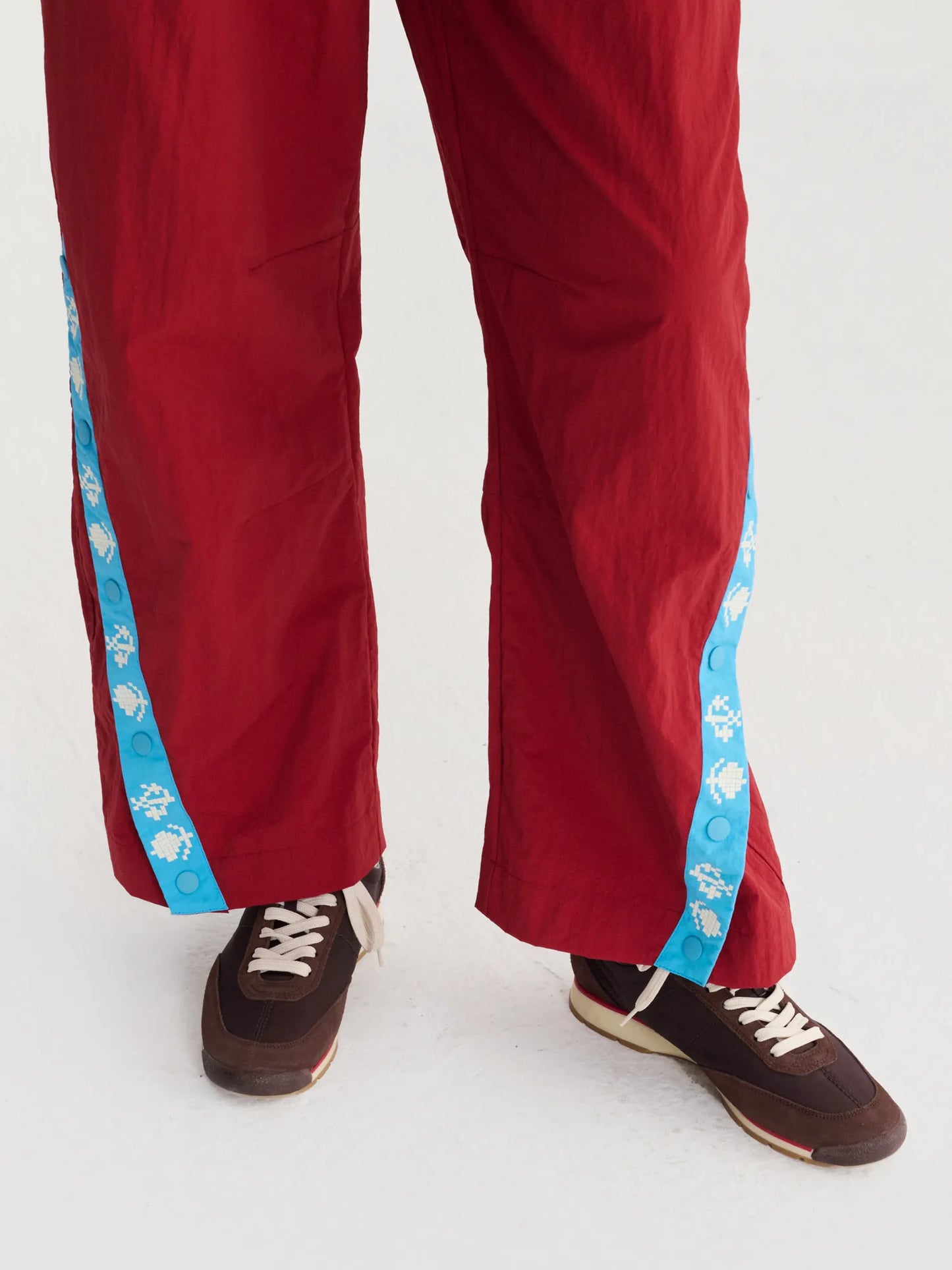 Pixel Flowers sporty pants