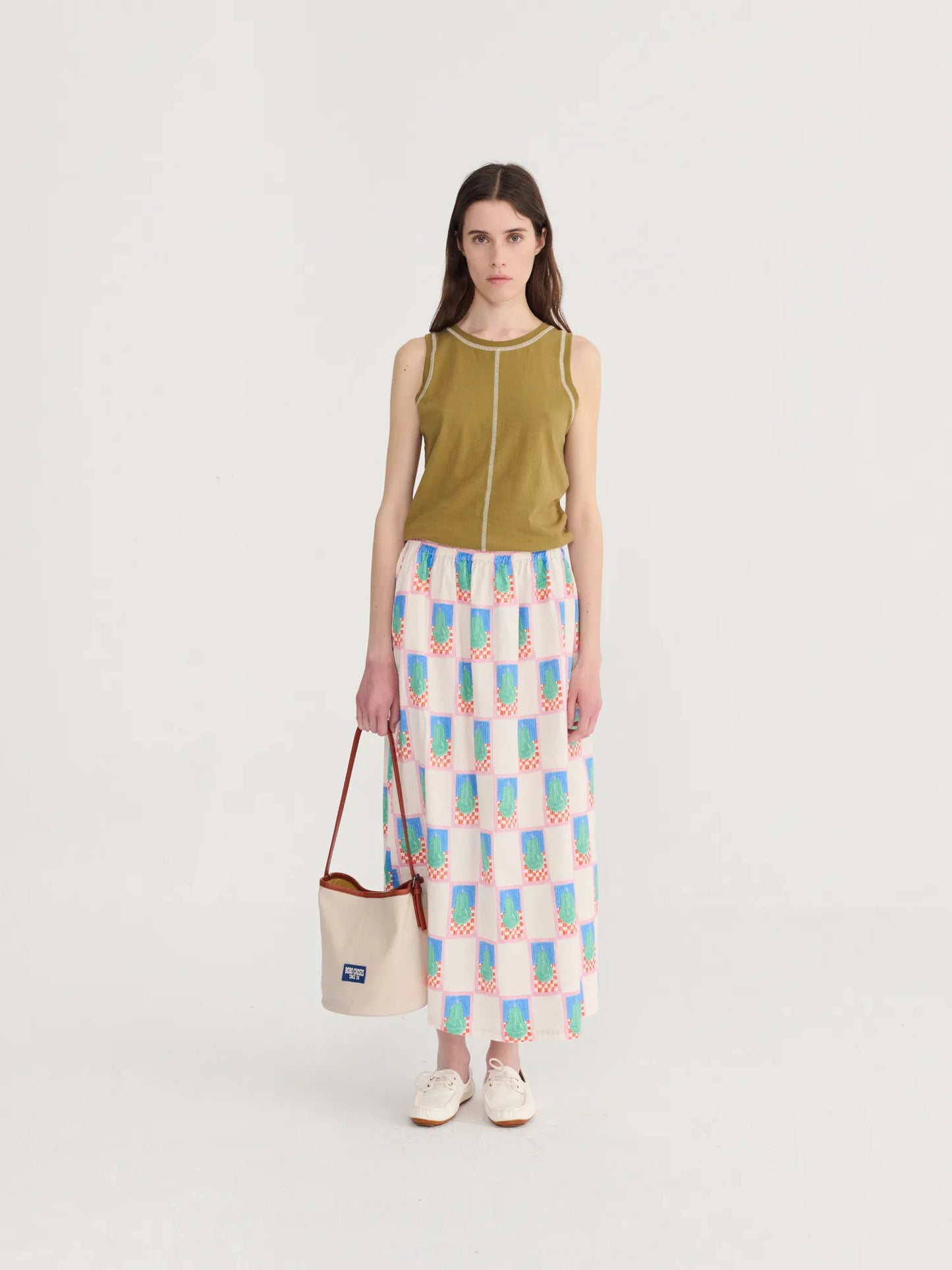 Faldilla évasé estampat Simple Pear