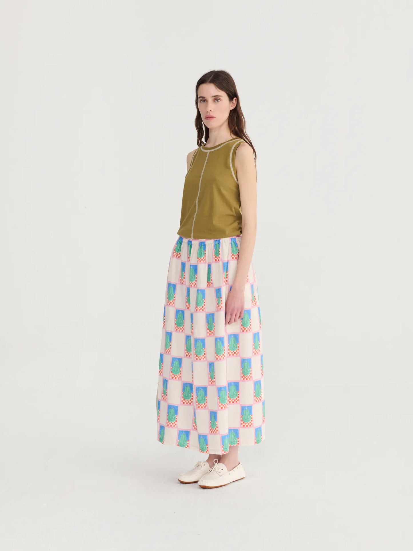 Faldilla évasé estampat Simple Pear
