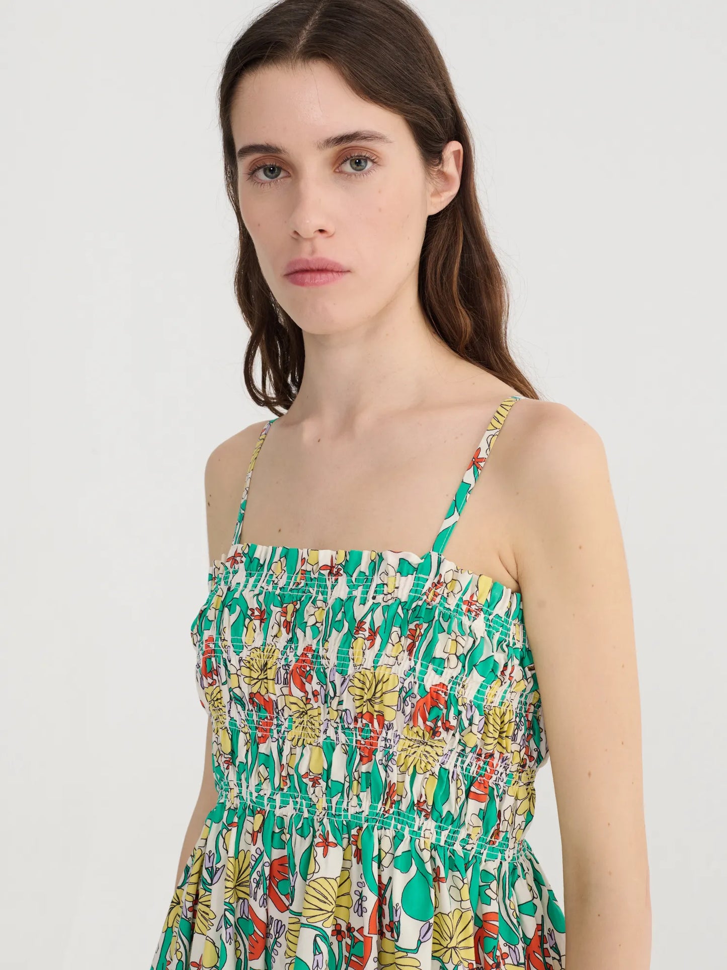 Gerafftes Bustierkleid Color Herbalist