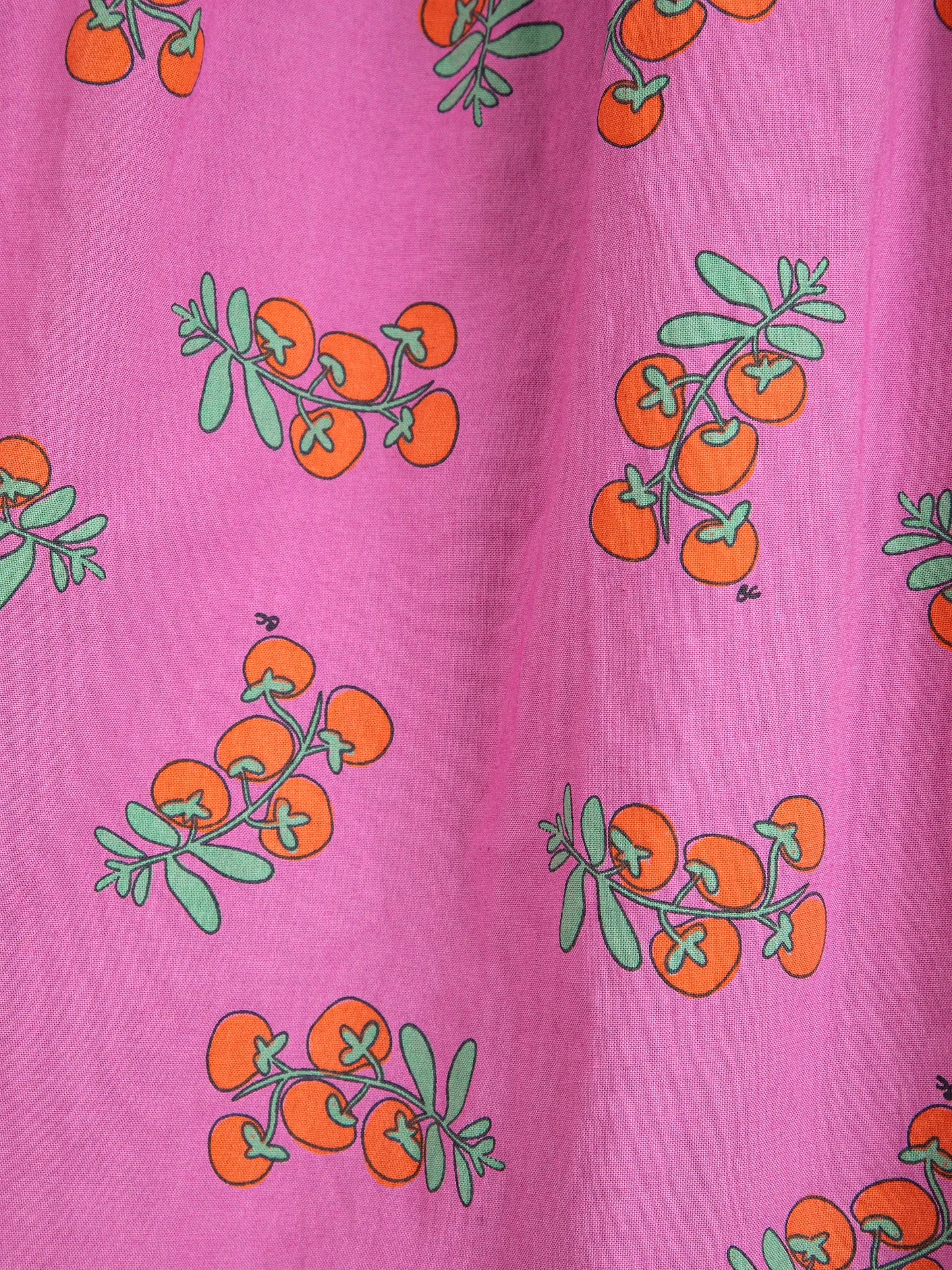 Juicy tomatoes pattern strap dress