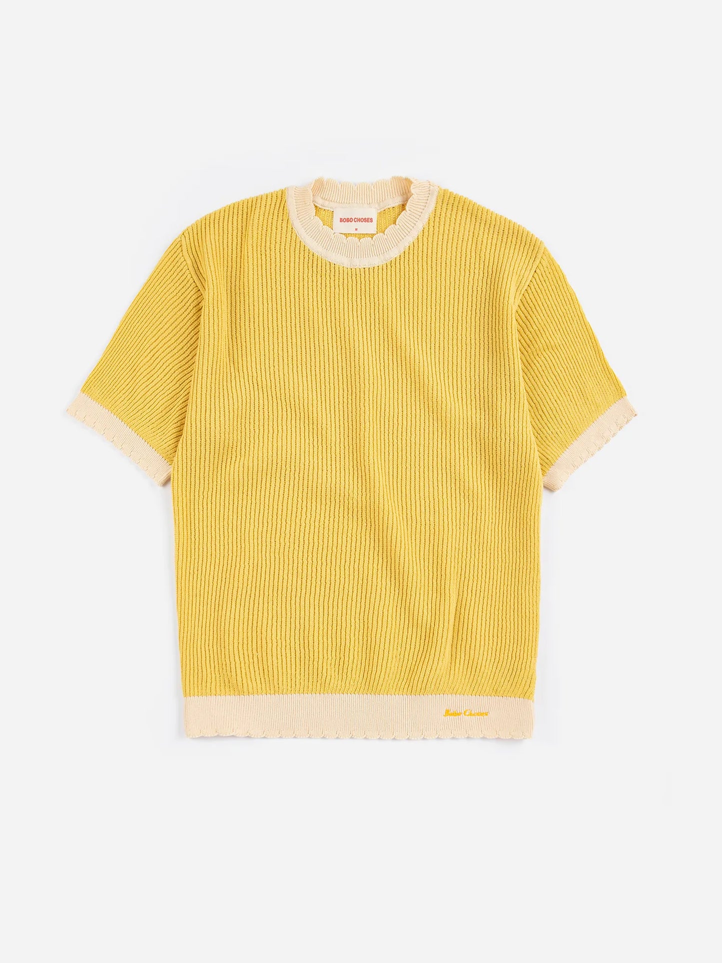 Jersey de algodón de punto calado