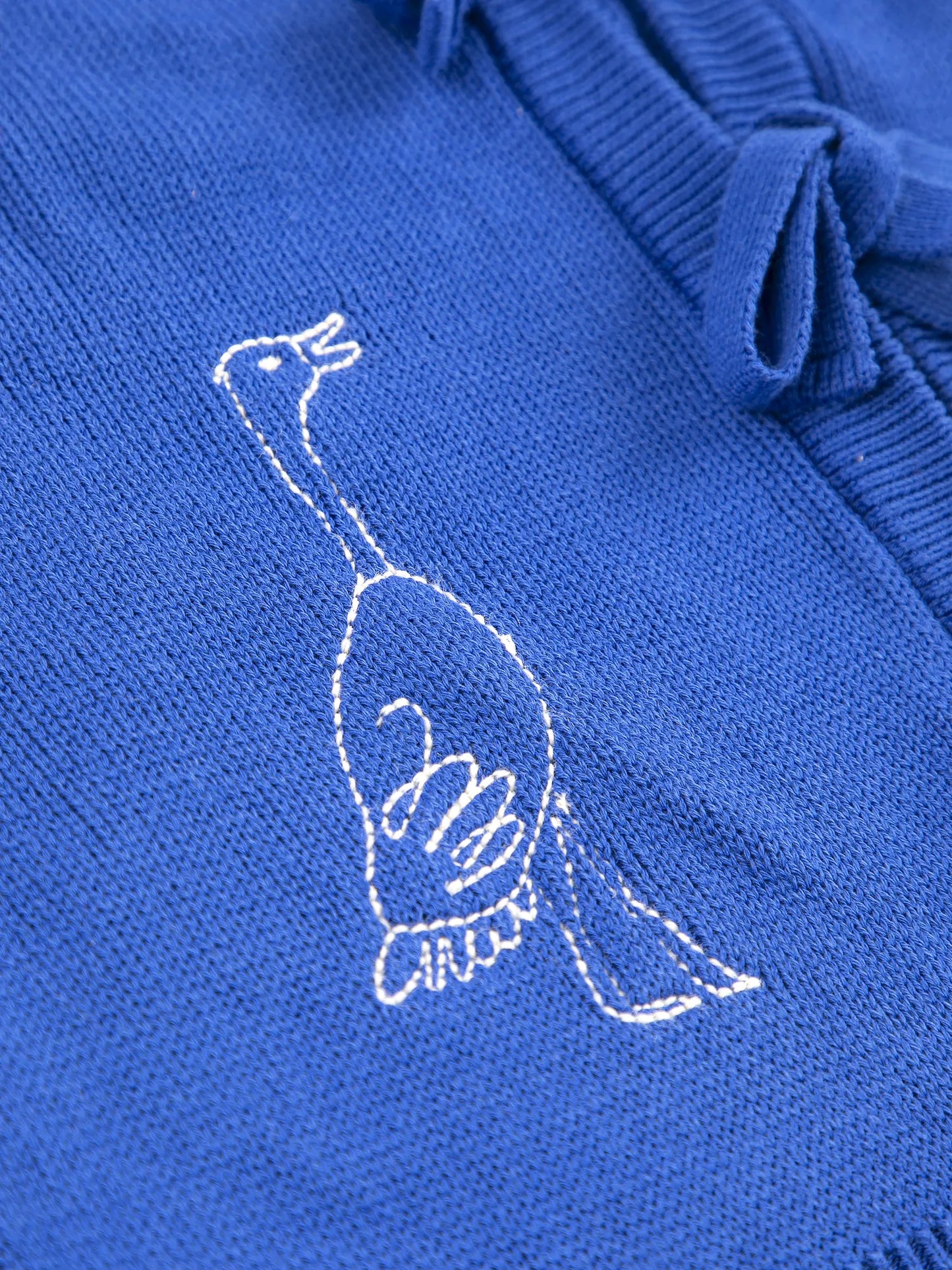Cardigan court en coton Summer Trip Bird