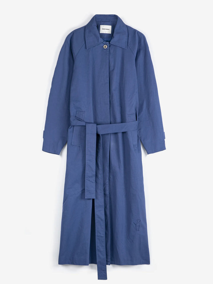 Bestickter Trenchcoat