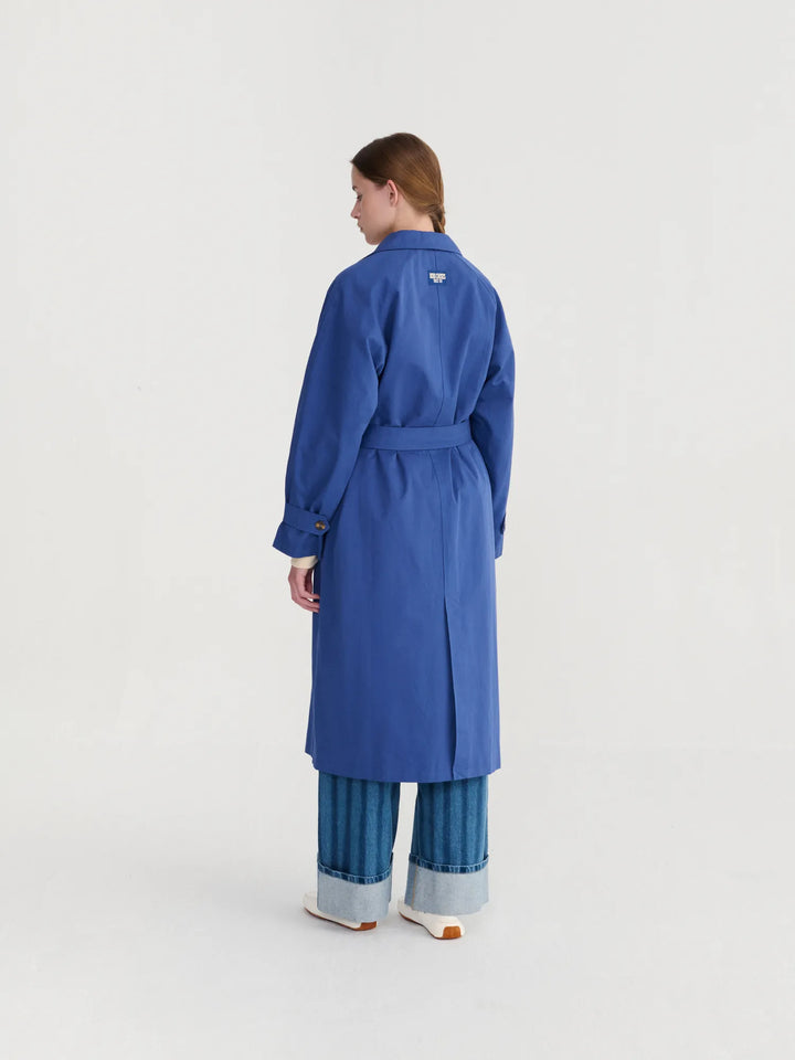 Bestickter Trenchcoat