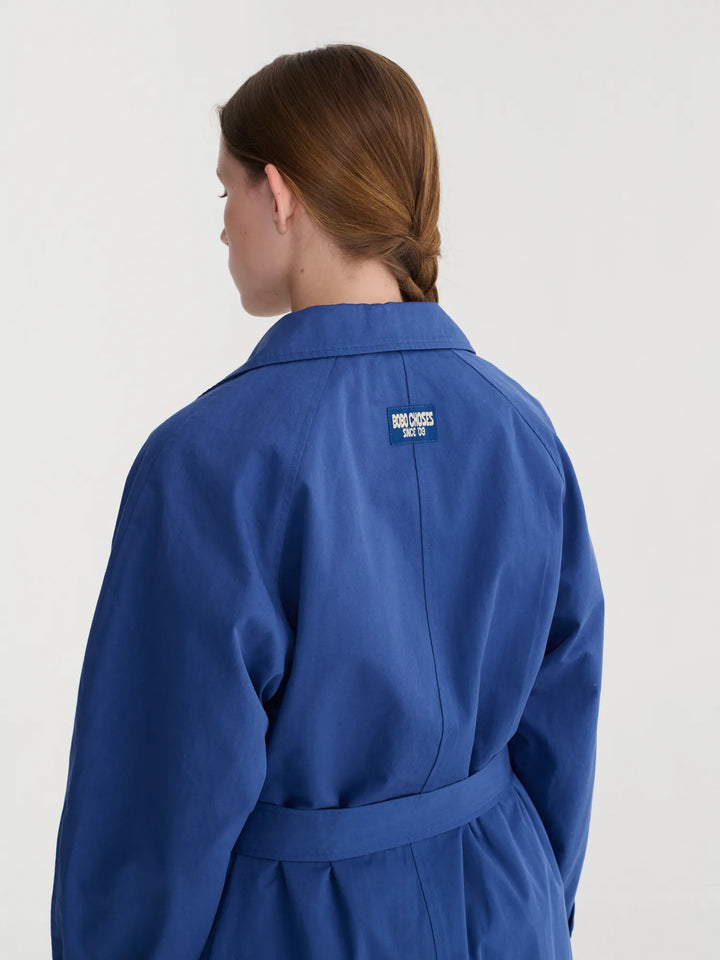 Bestickter Trenchcoat
