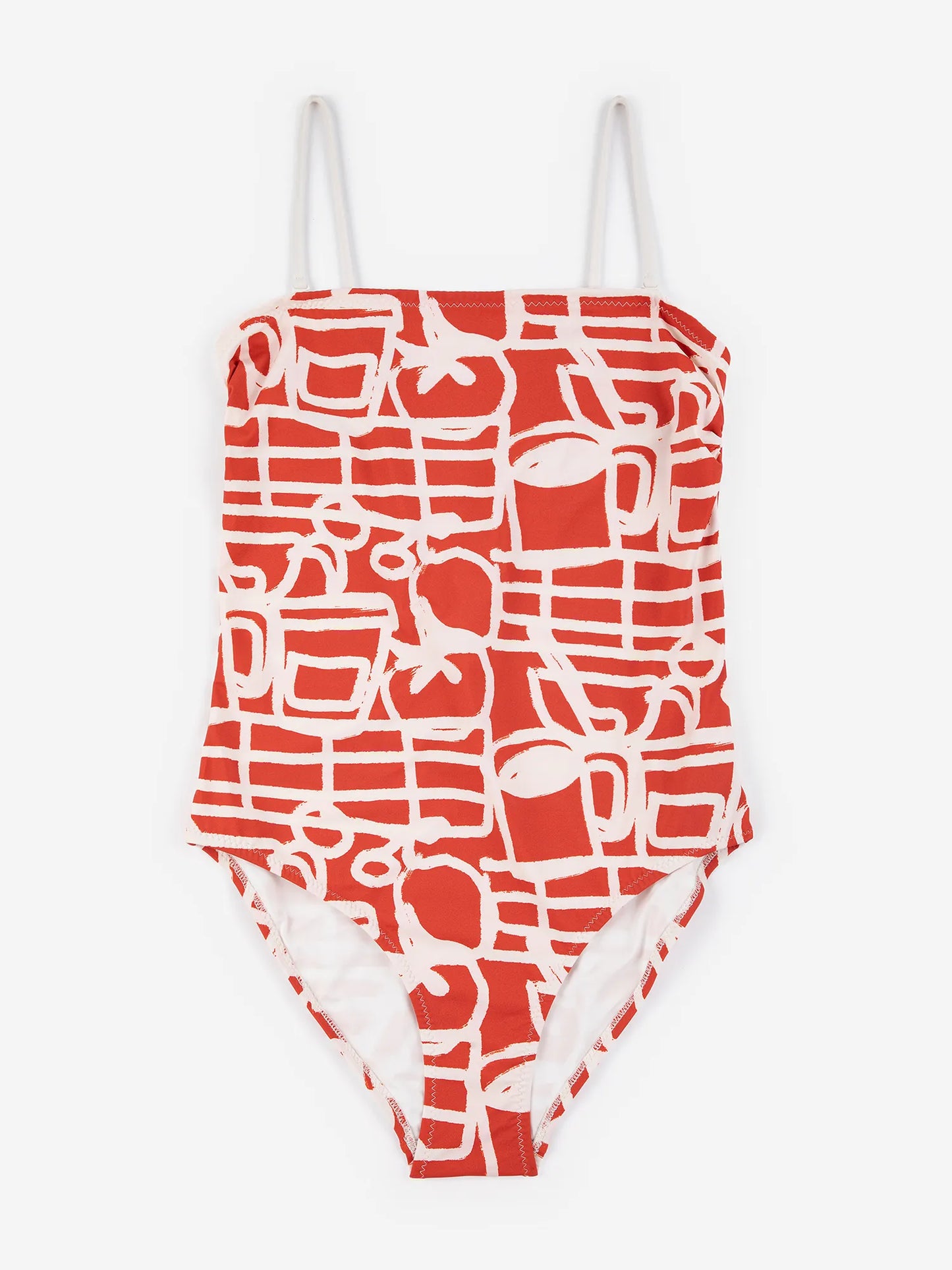 Traje de baño de fibras recicladas con patrón estampado Cookery Festival