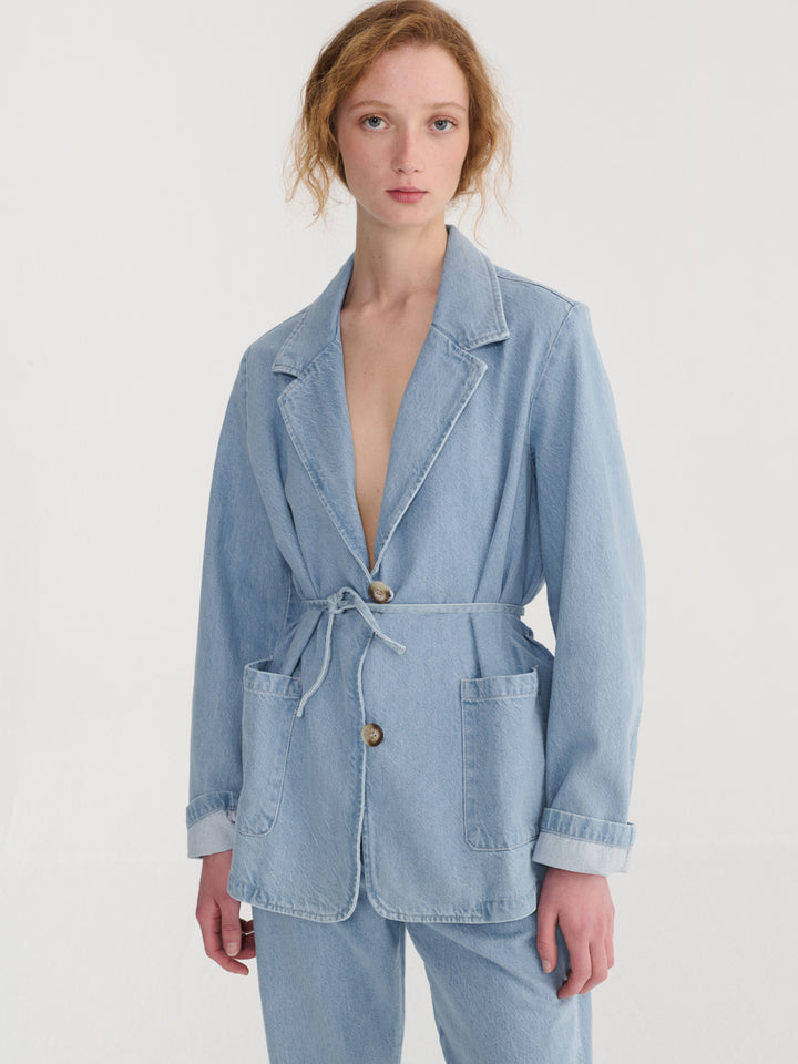 Denim blazer