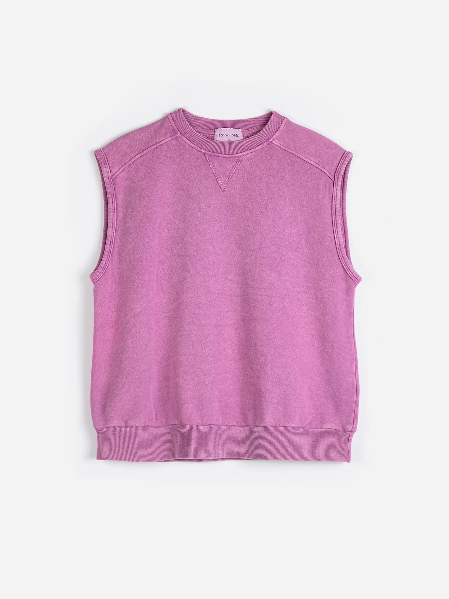 Verwaschenes ärmelloses Sweatshirt