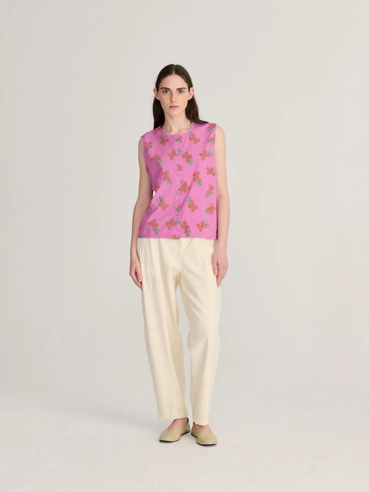 Top estampado Tomatoes