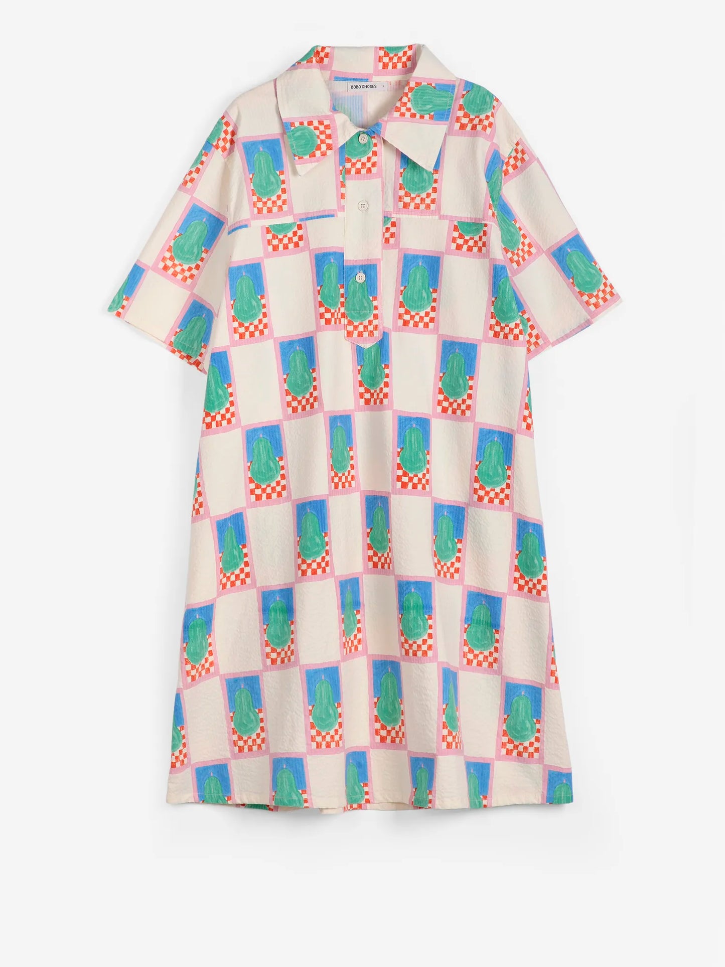 Vestit camiser mini estampat Simple Pear