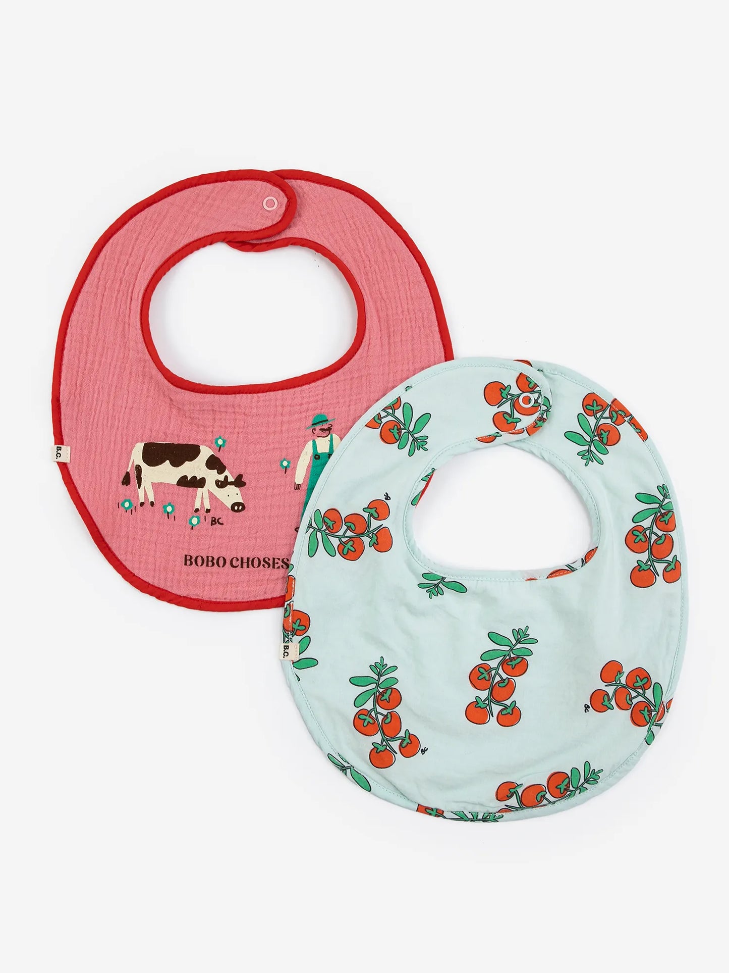 Juicy Tomatoes bib set x2