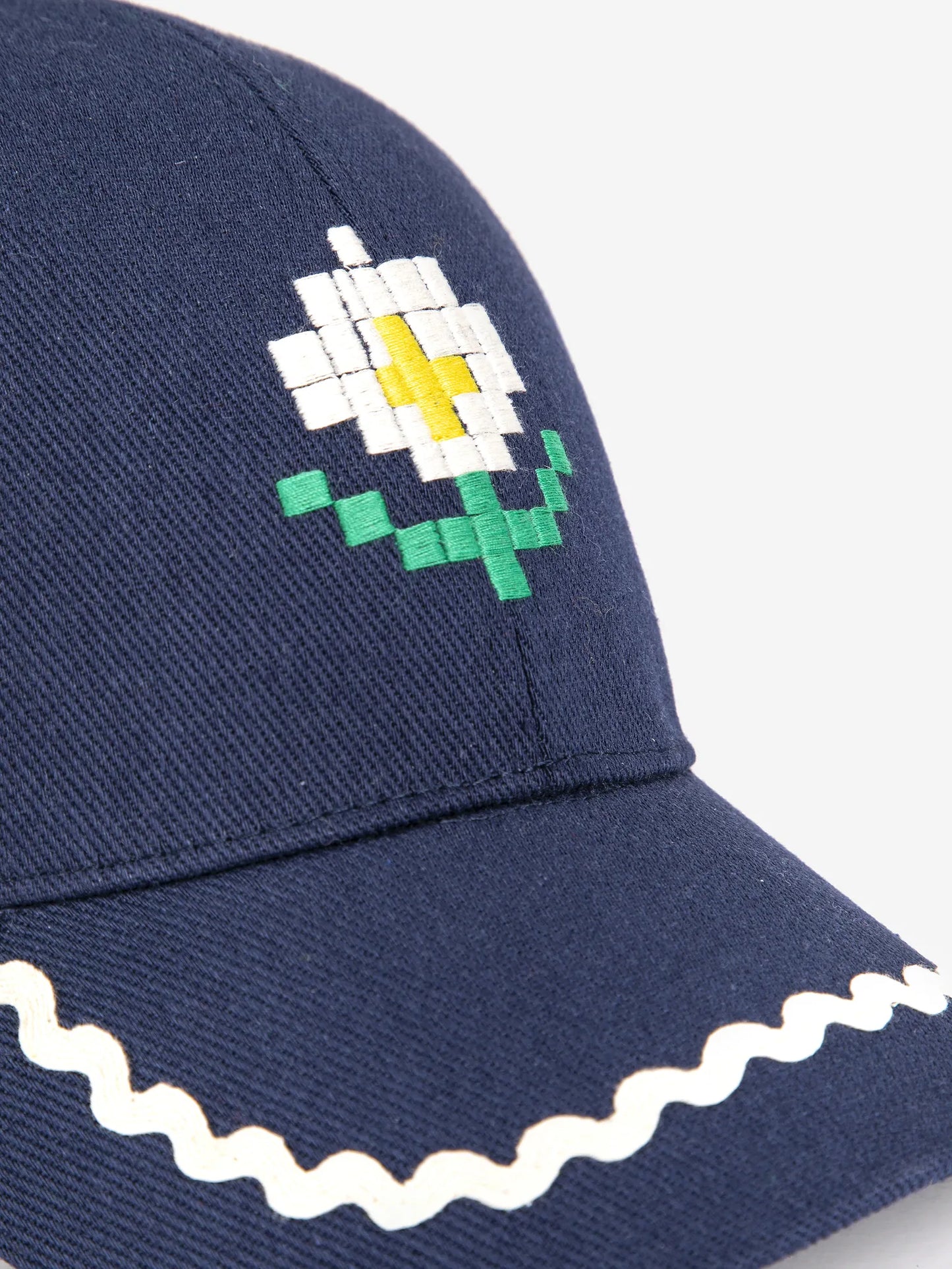Gorra de sarga Pixel Daisy