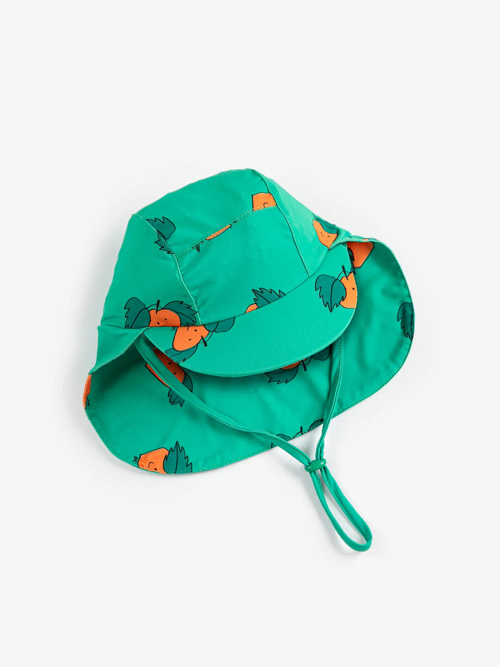 Curious Turnip all over swim cap