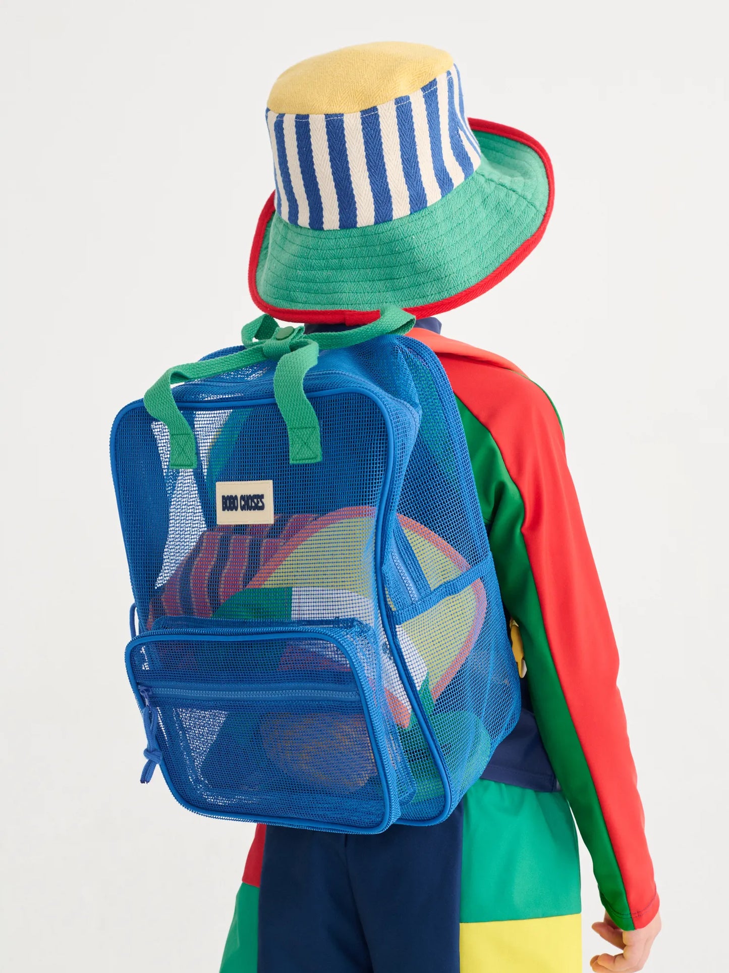Bobo Choses Color Block 메쉬 백팩