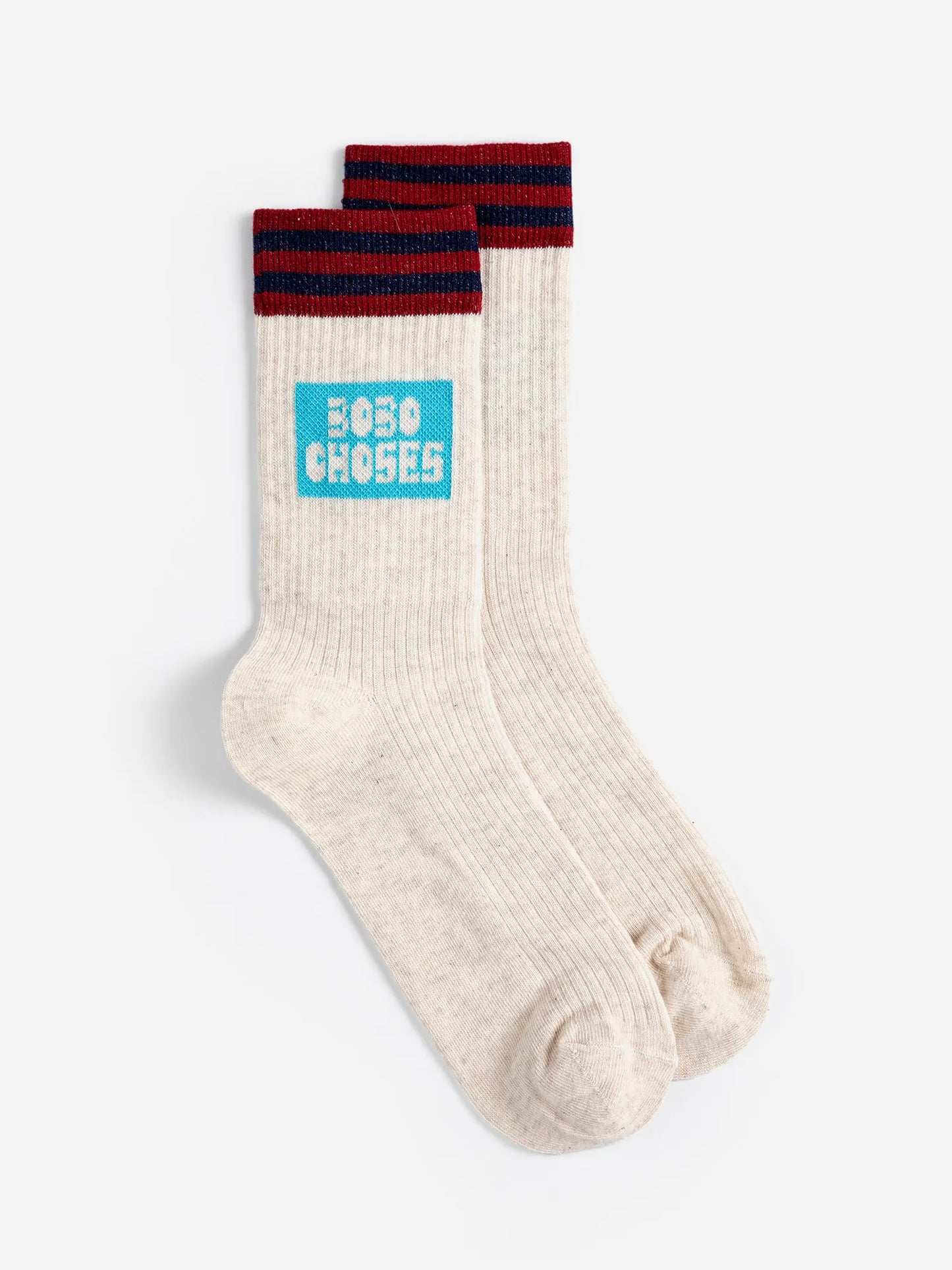 Ribbed cotton short socks