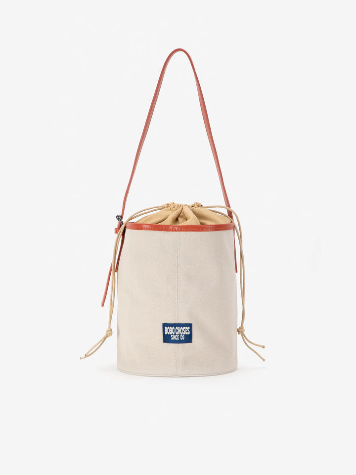 Bolso de lona tipo cubo