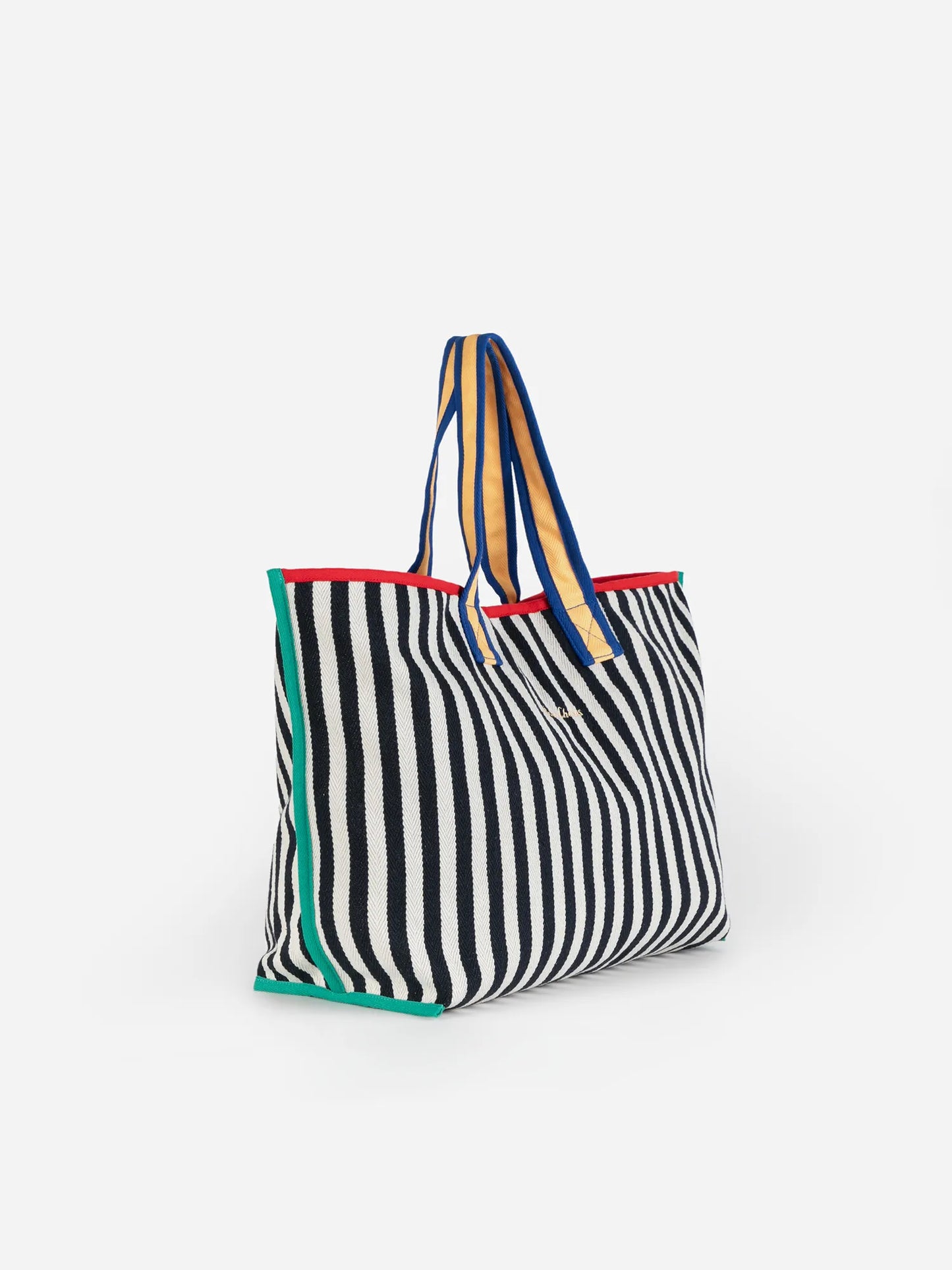 Bolso de algodón Color Block